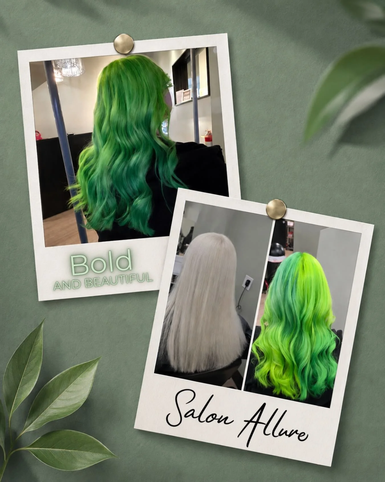 Bold transformation by @kayleemae_stylist 💚
This custom vivid green color was created to deliver maximum dimension, shine, and impact while maintaining the integrity of the hair.
Book today!
#huntsvillehairstylist #huntsvillealabama #vividhair #hair