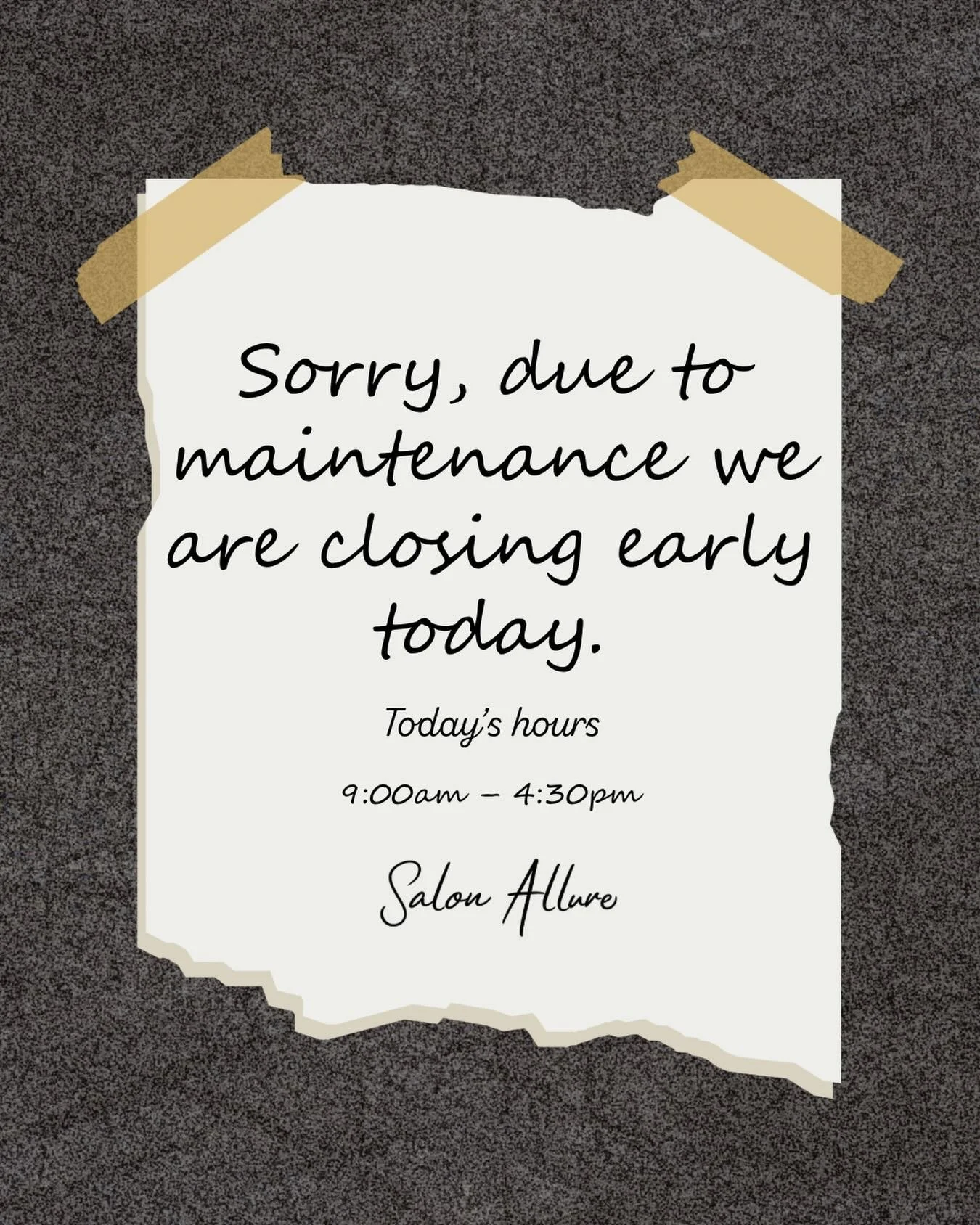 Sorry for the inconvenience!