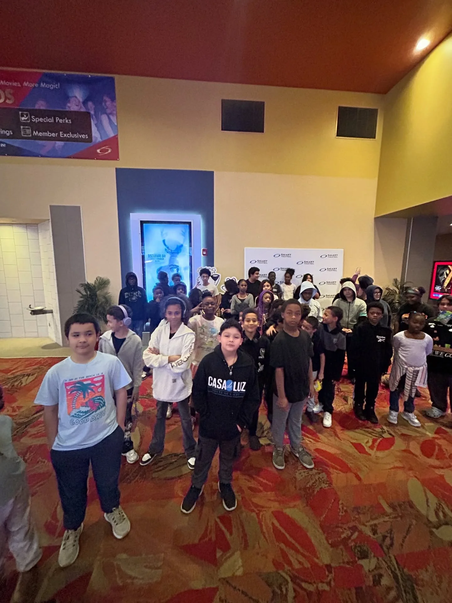 Thank you @lvmpd_scac for movie tickets! Over 40 of our kids had an amazing night at the movies! #casadeluzlv #lightlovehope #community
