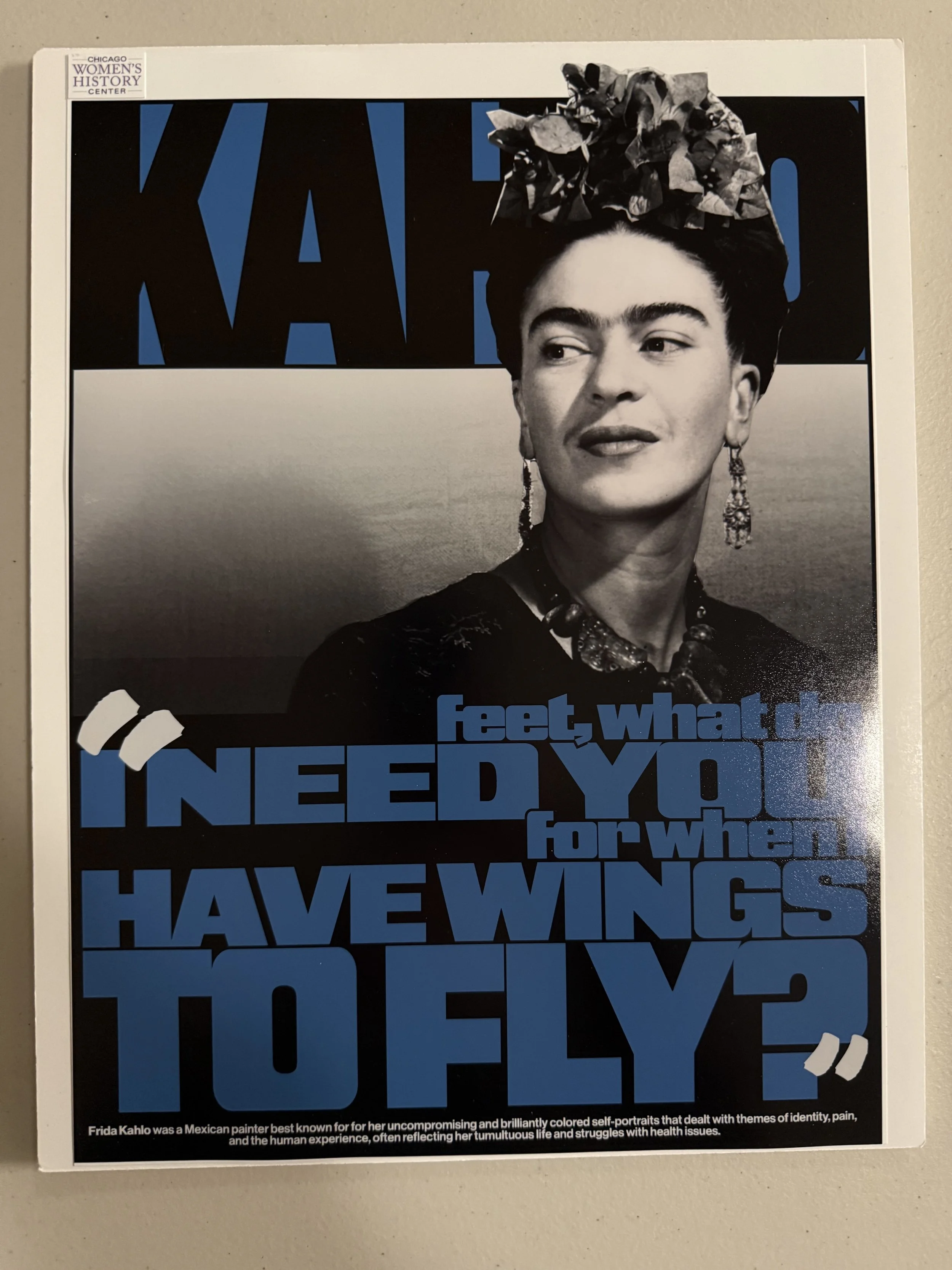 Frida Kahlo Speaks poster