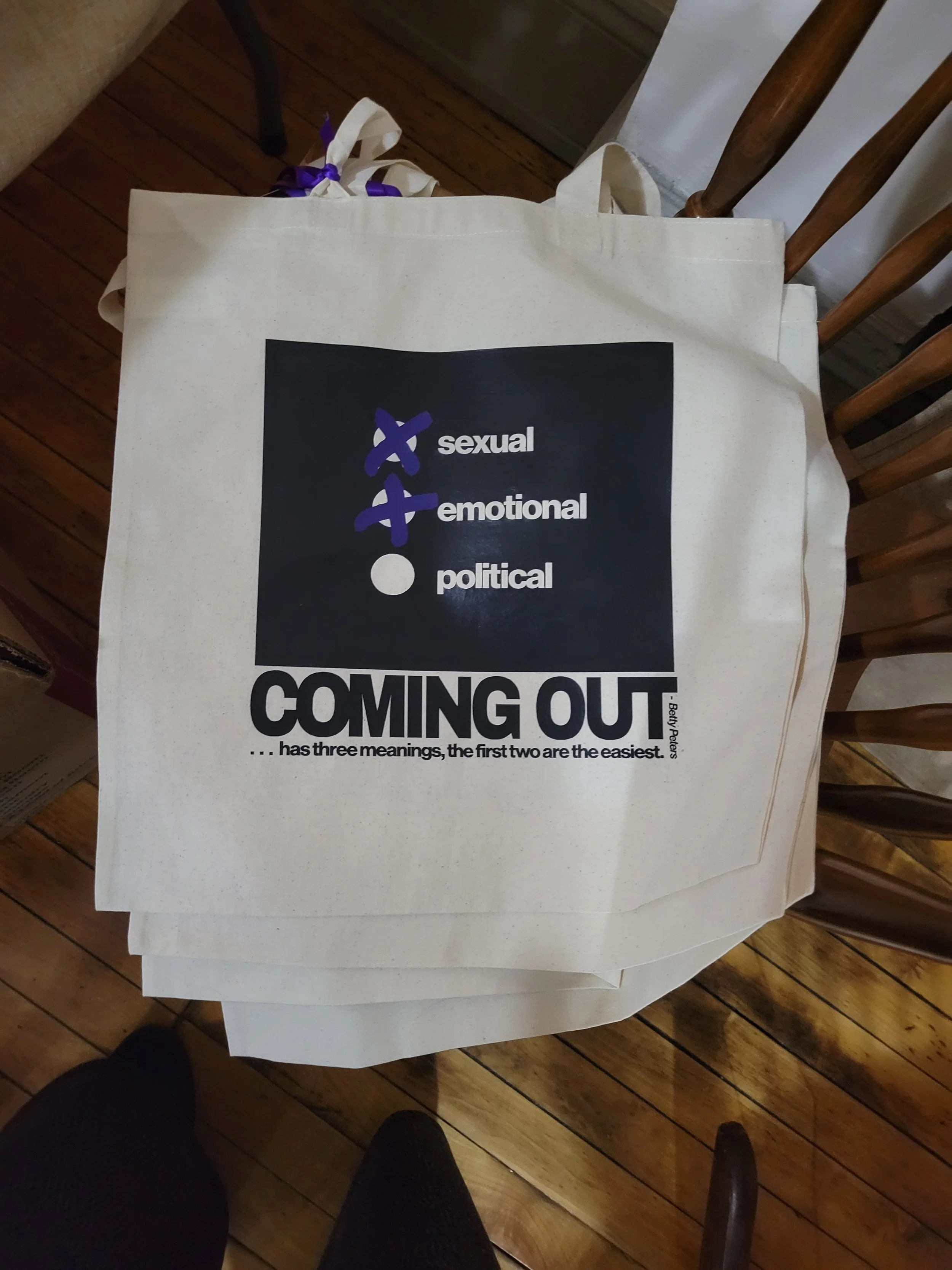 'Coming Out' Empowerment Tote Bag