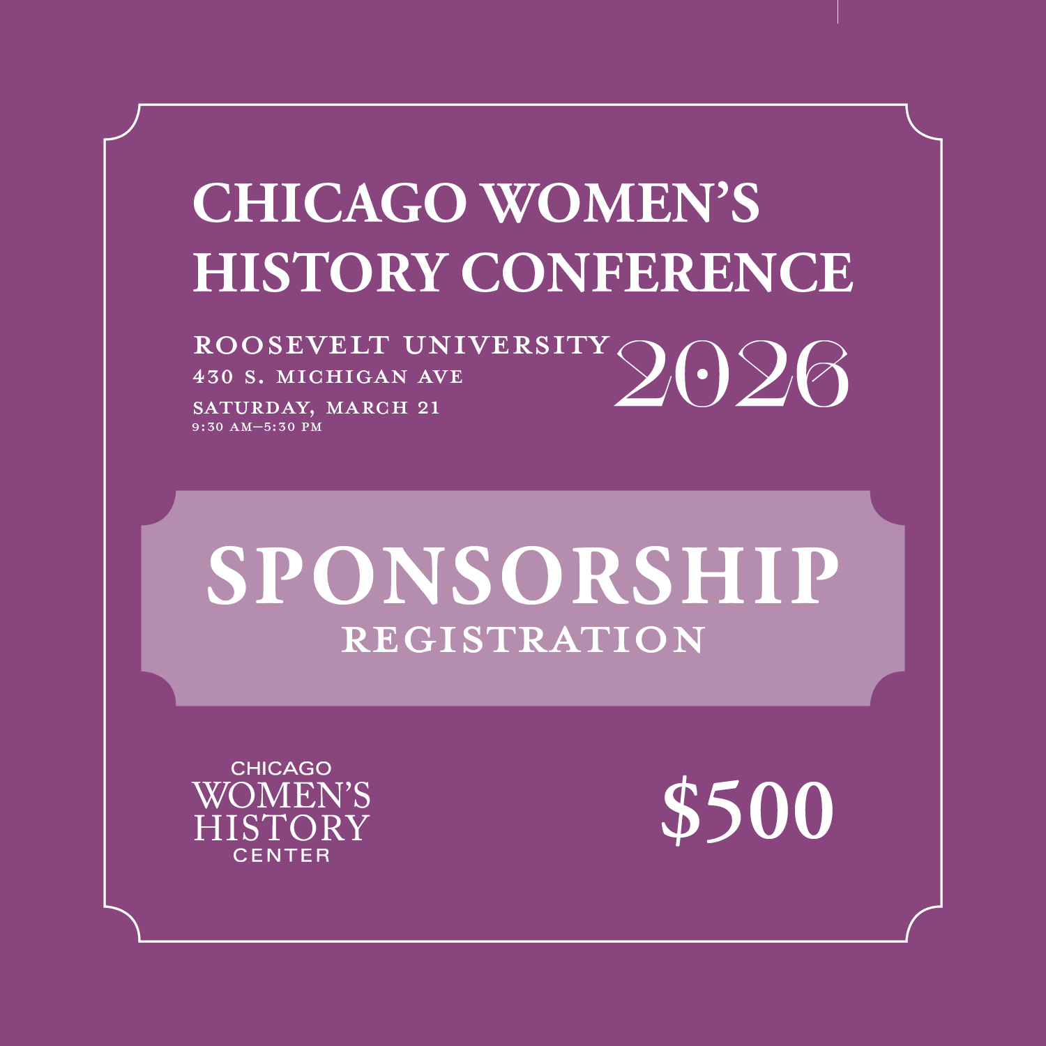 Sponsorship Registration