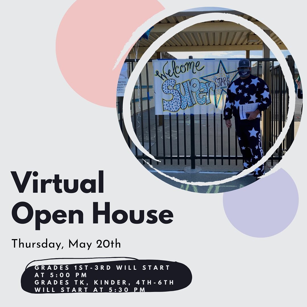 Join us for the CL Smith Virtual Open House Tonight to celebrate the hard work and learning that your student has put in this year.

 Although we can't do a traditional Open House with in person classroom visits and tours, we hope to capture the spir