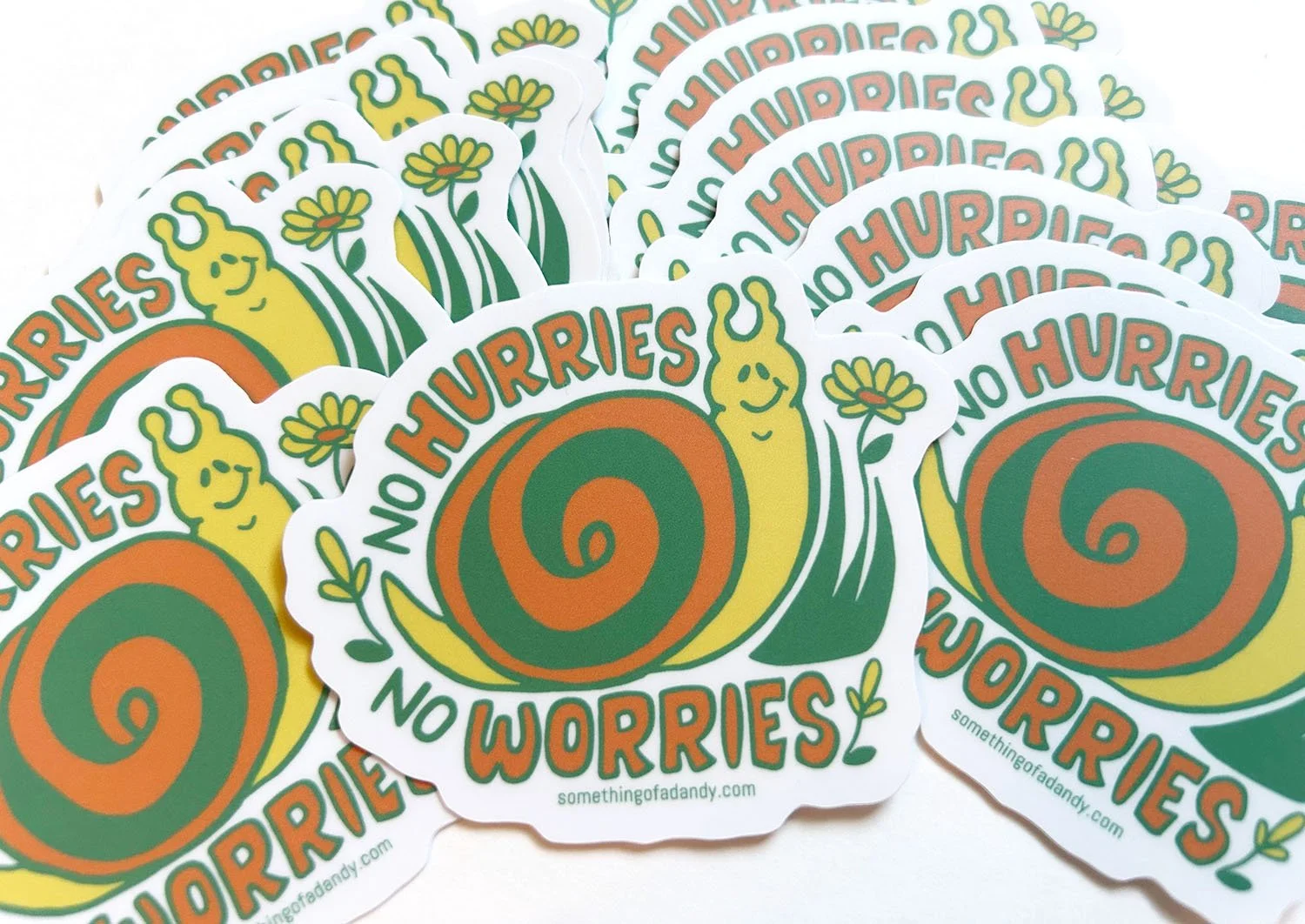 NoHurriesSnailStickerGroup2.jpg