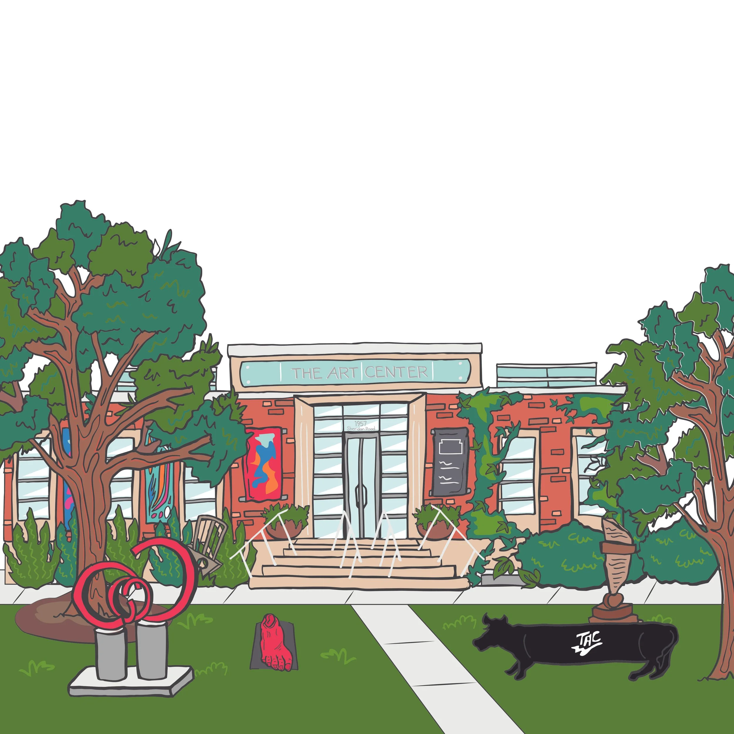 Custom Art Center Illustration