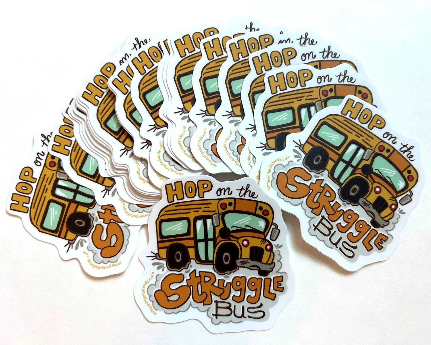 Struggle Bus Sticker