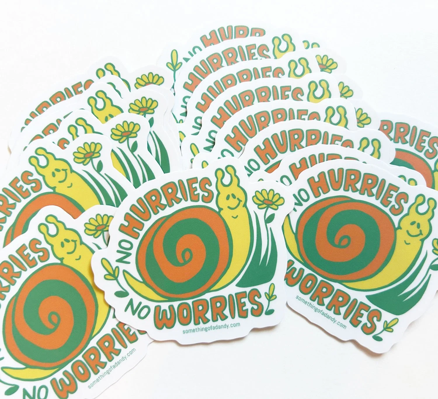 NoHurriesSnailStickerGroup3.jpg