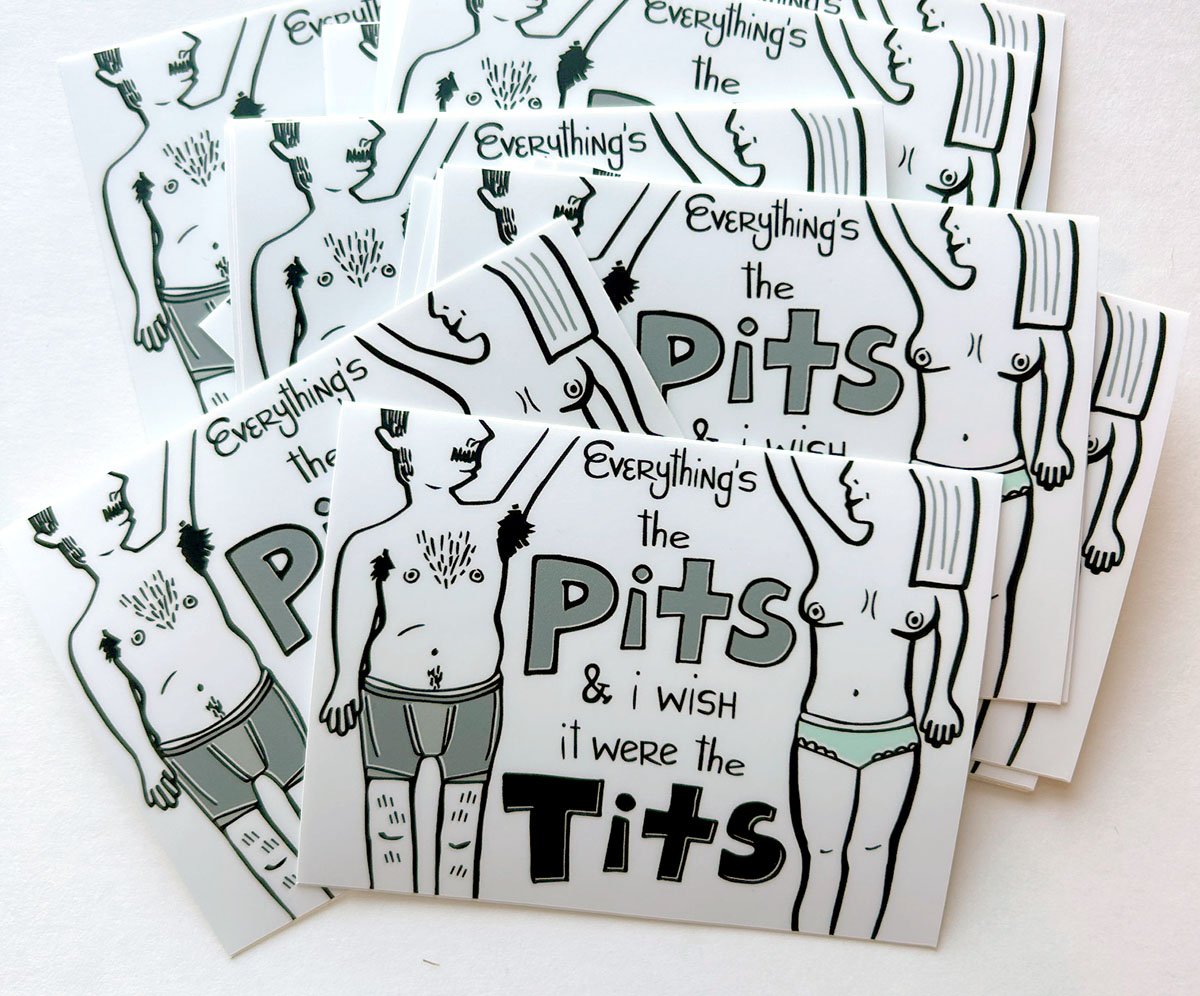 Pits-n-Tits Sticker