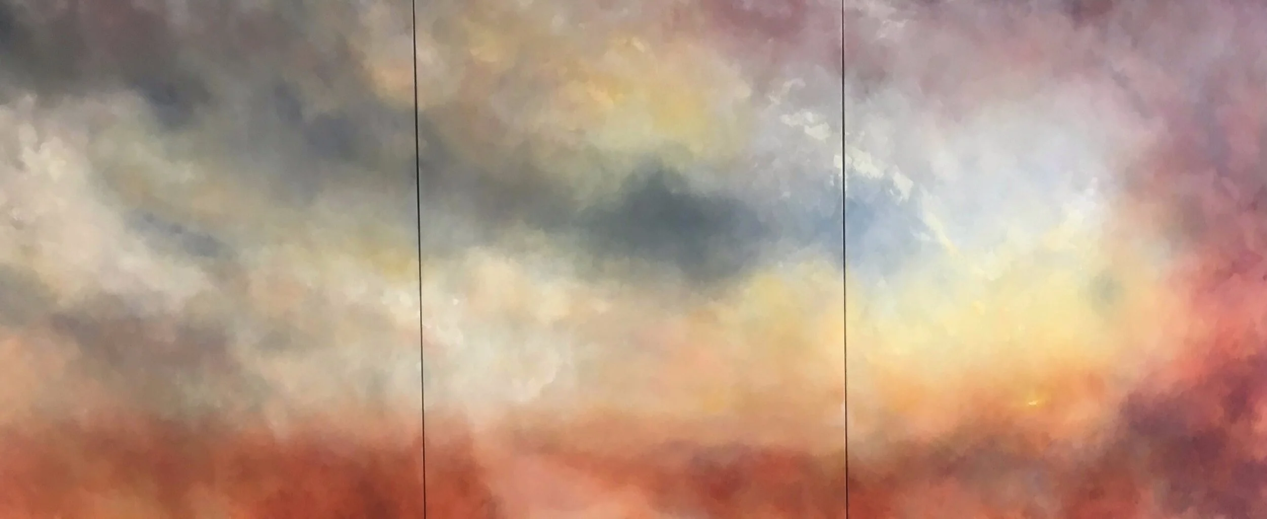 Sunset (triptych-Oil on Canvas)
6'x15' - Available $6000