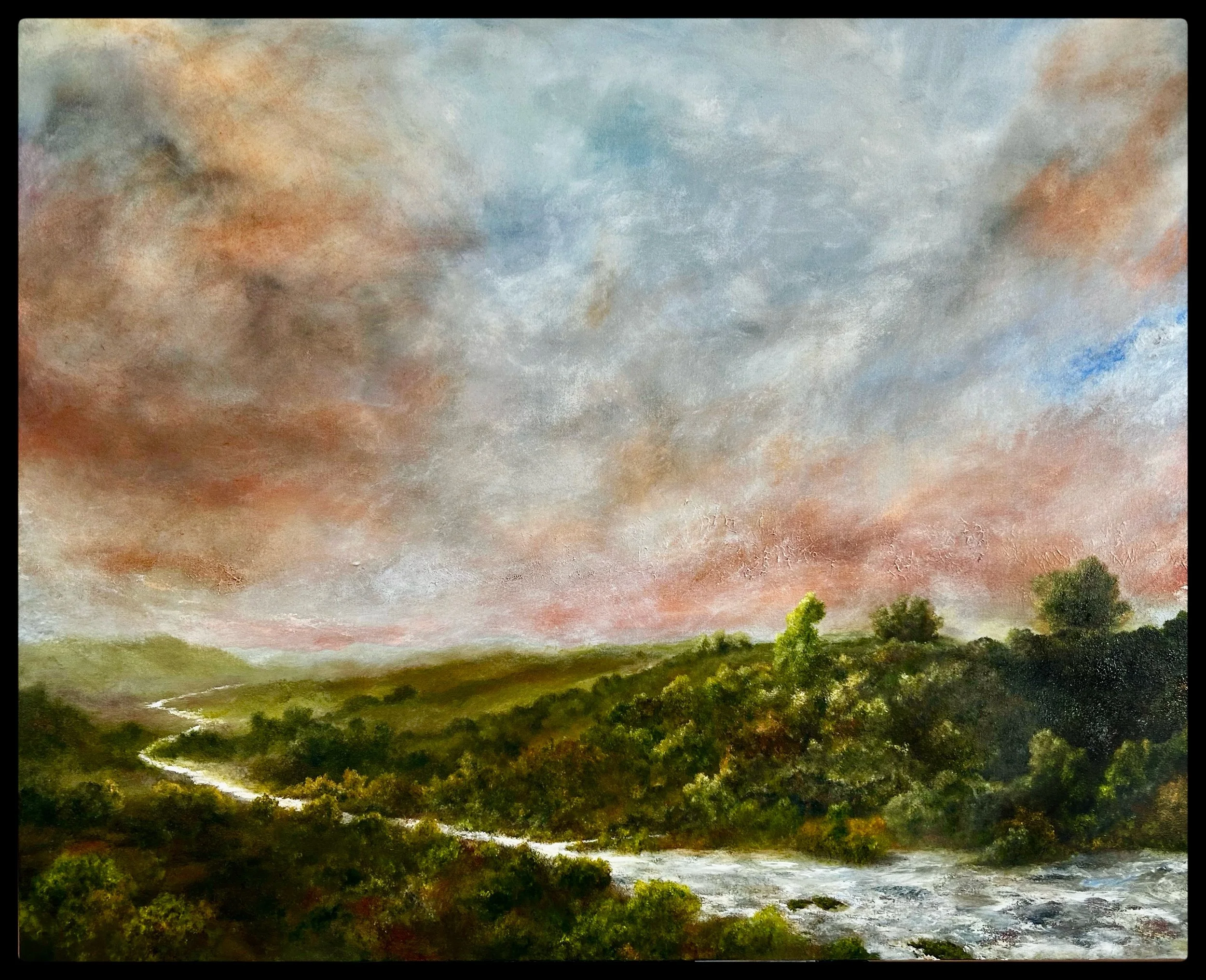 "California Joy", Oil on Canvas (60"x48"), available: $5200