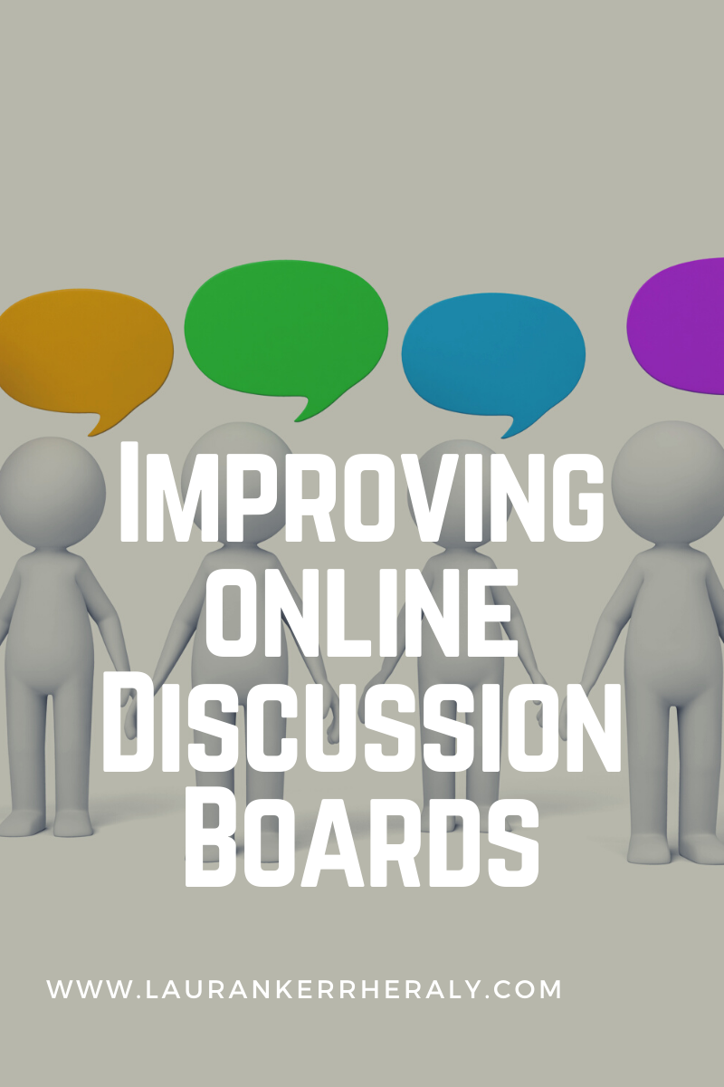 Improving Discussion Boards — Altering Course