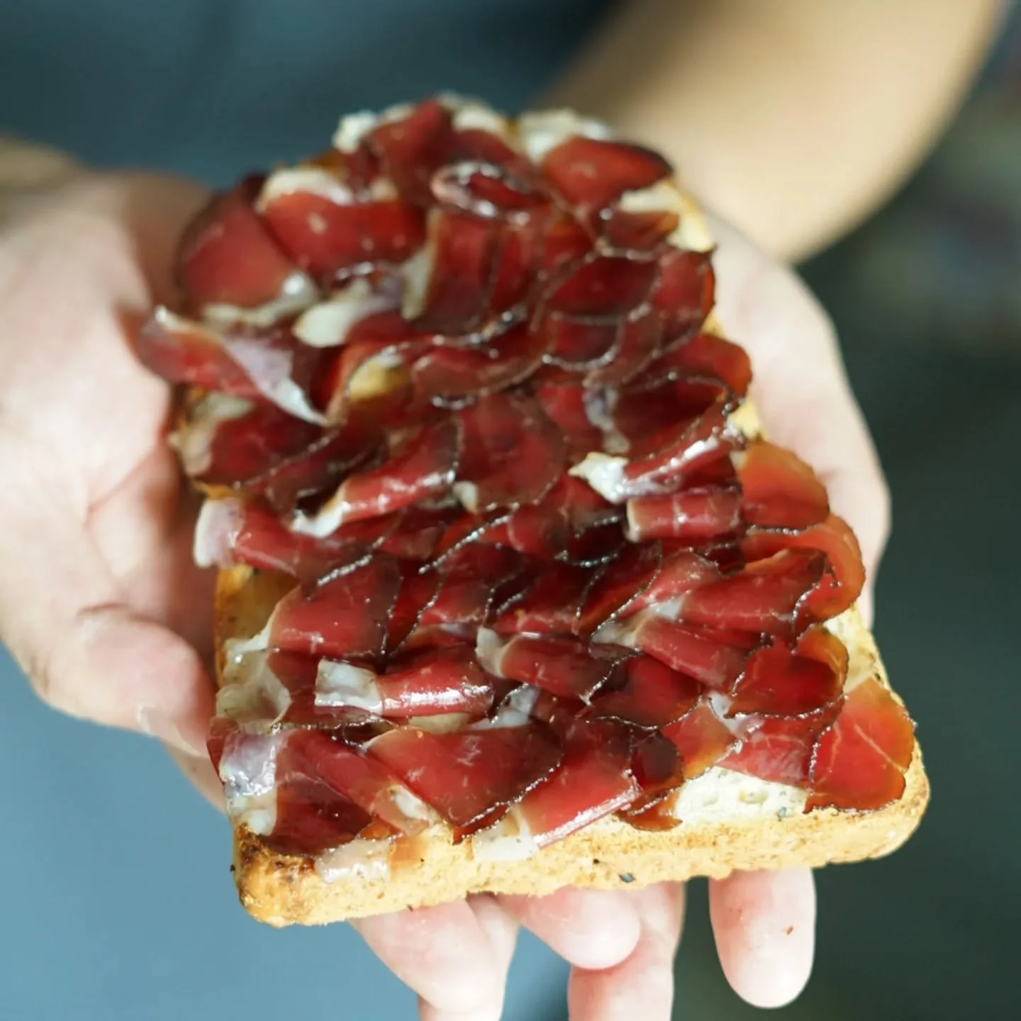 Starting the day with a whole grain toast with Sichuan Peppercorn Duck Prosciutto. 

Would you try it?