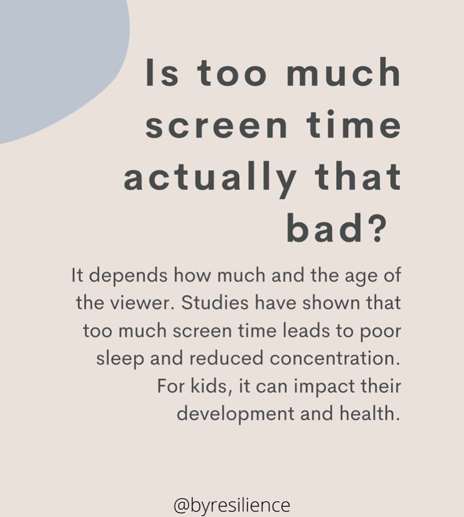 Sadly it is true - too much  screen time can impair brain structure and function; it can cause obesity, insomnia, mood swings, and anxiety. And that is just for the grown-ups. 

We love our screen time. It gets us through most days. So we manage our 