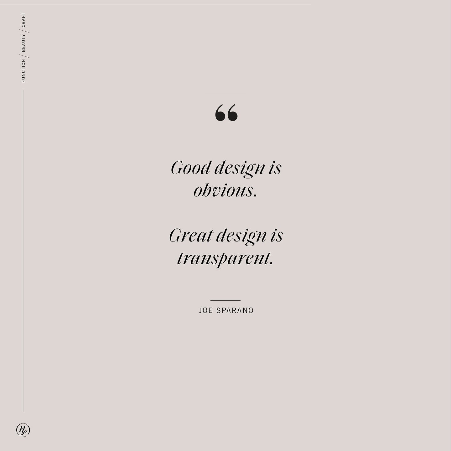 Invisible even! Sometimes the best design solutions work so well they go completely unnoticed. Bad design however, well that sticks out like a sore thumb 👍 😳

More on good design in this classic blog post (link in bio)

#gooddesign #greatdesign #in