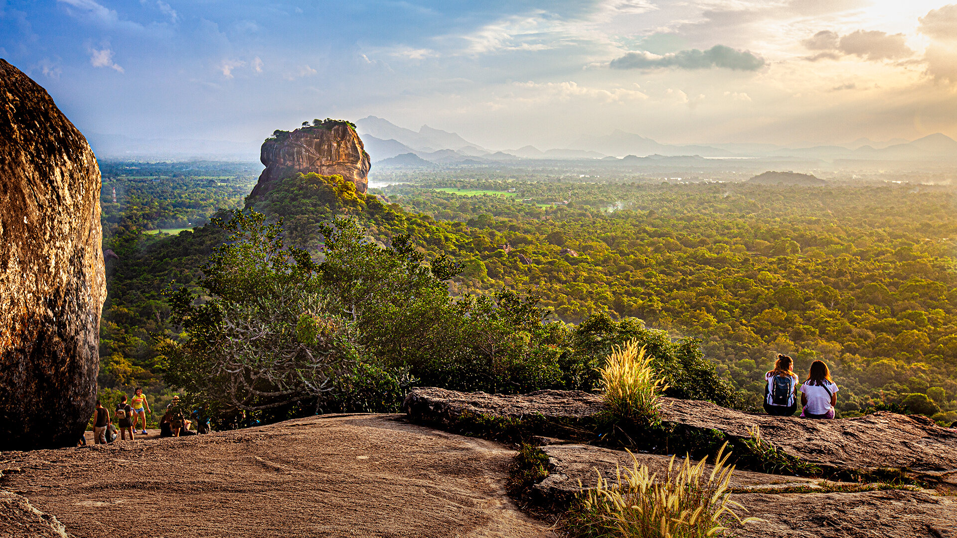 View of Sigiriya Rock - Pidurangala Rock, Sri Lanka