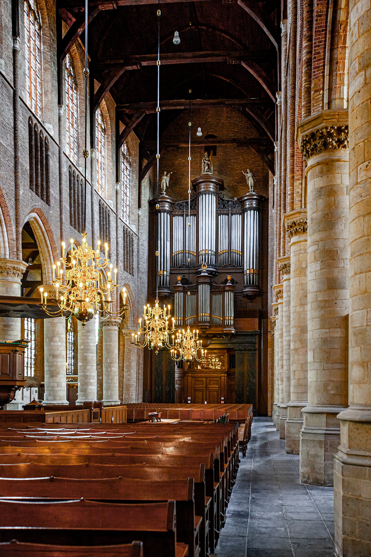 Pipe Organ at the Nieuwe Kerk - Delft, Netherlands