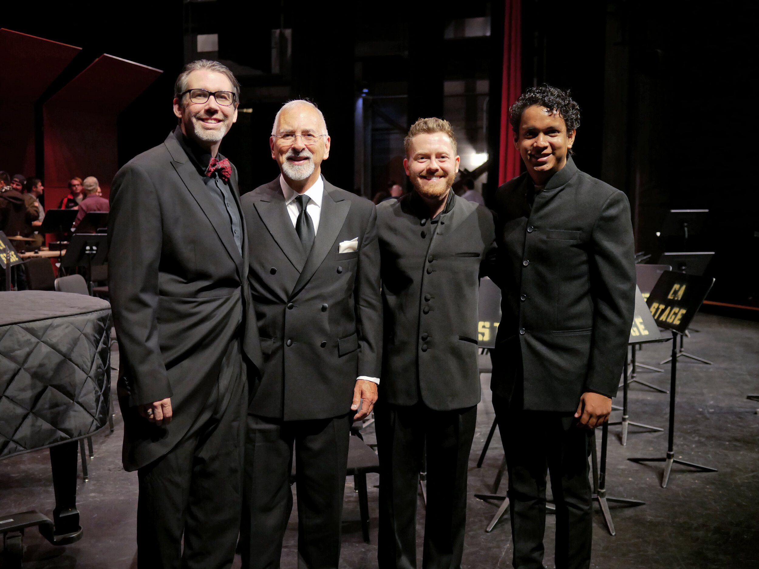 One of the last concerts at CCM with conducting mentors and friend Rob Stull (left)
