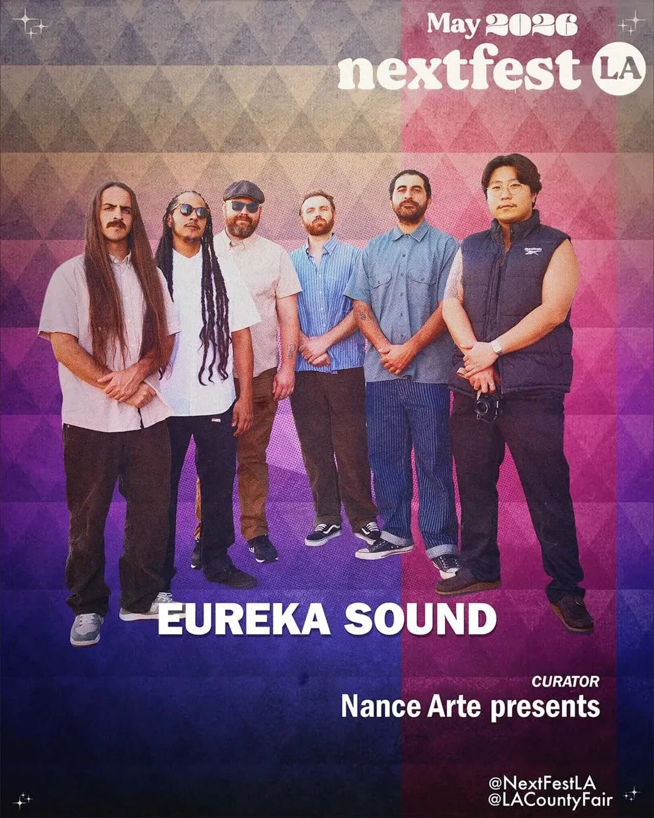 See you at @nextfestla&nbsp;this Friday May 8th 🎡
We hit the Plaza Stage at 8:30pm! 

Curated by @nancearteproductions 
Hit up NextFestLA.com for tickets. 🎟️