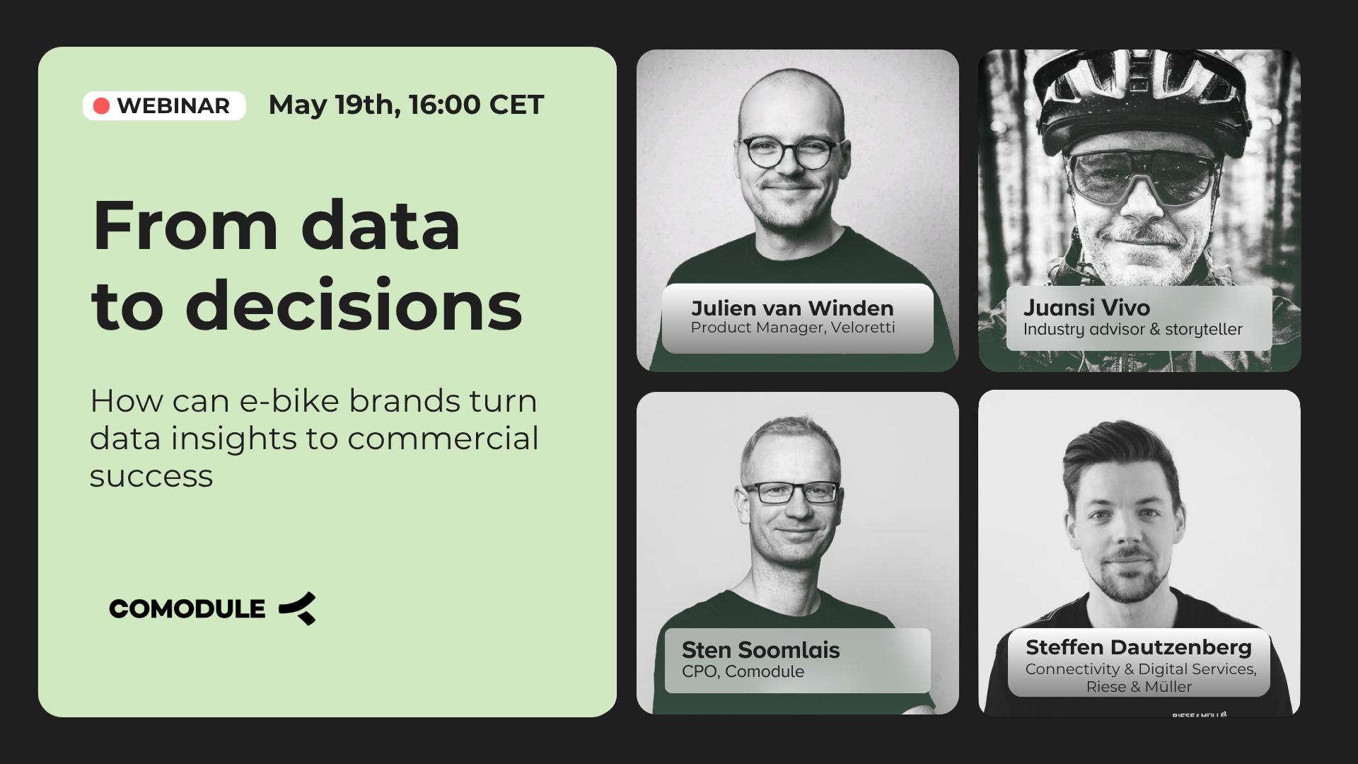 Webinar recording: From data to decisions