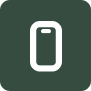 Number zero inside a green square with rounded corners