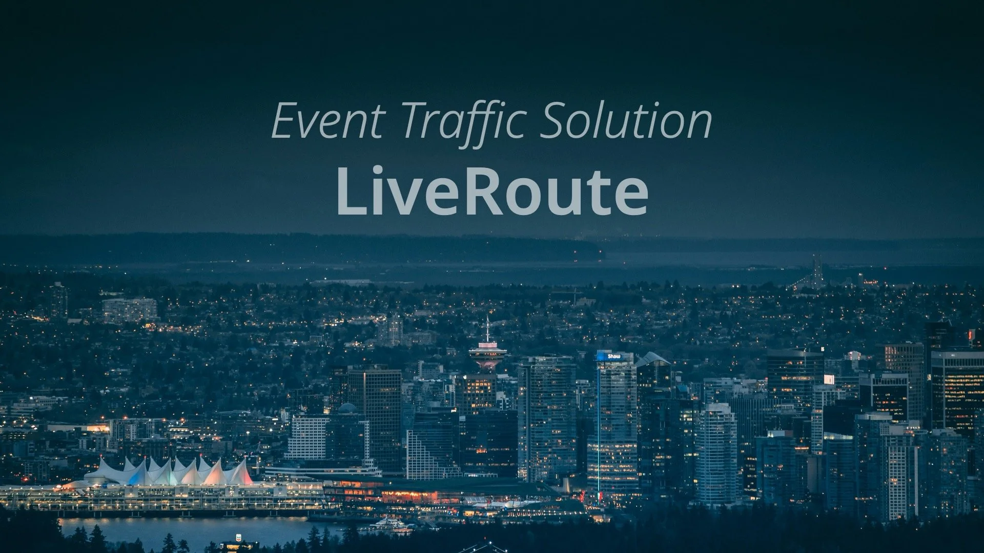 LiveRoute: Smart Mobility Solution for Event Traffic Surges