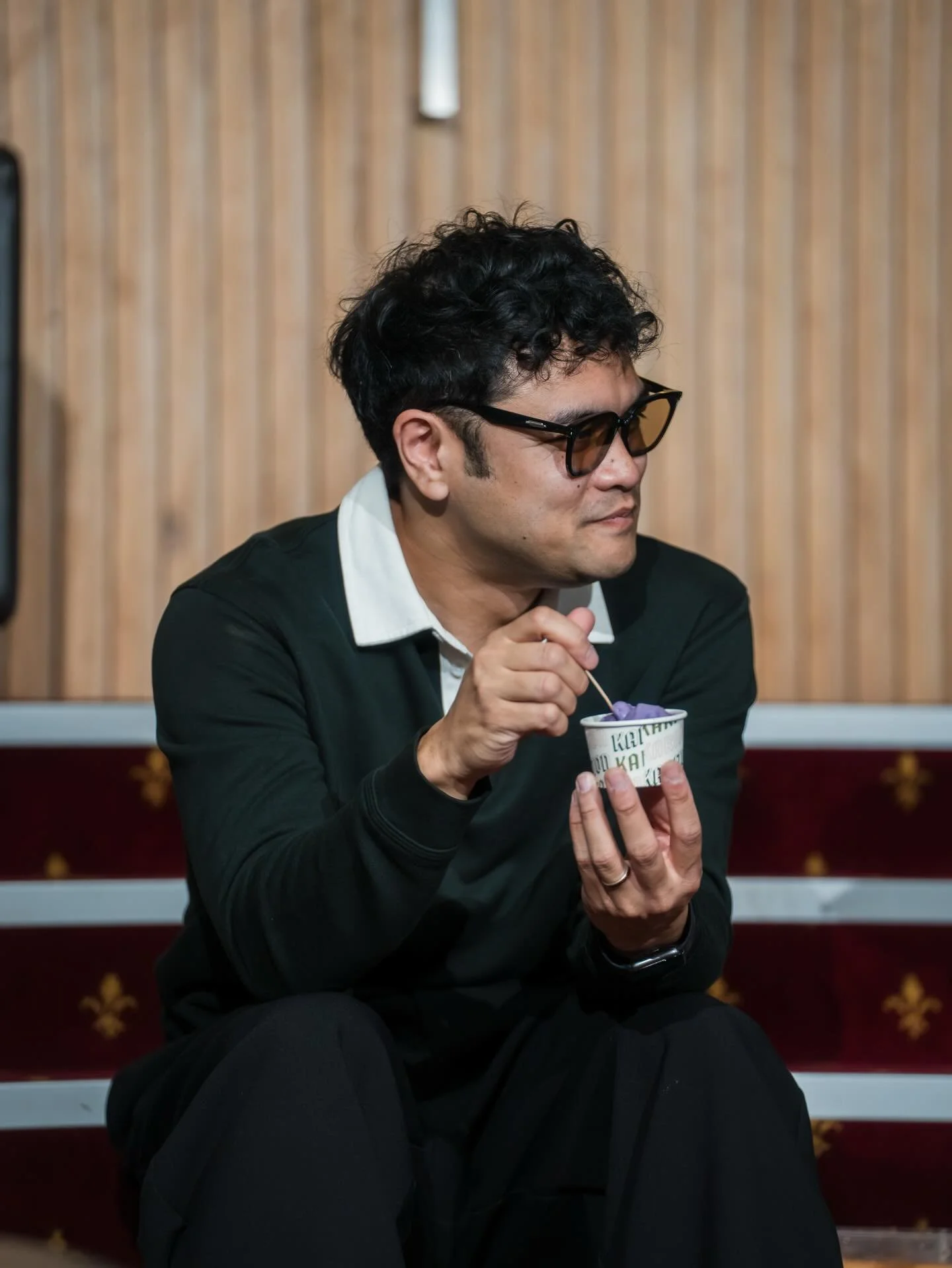 Gabe Bondoc + live music + ube gelato = unreal vibes.

Still smiling from last weekend.

Massive shoutout to @thecheatcoders for lining this up and getting us the interview.🔥

Good music. Good people. Good dessert.
Say less.