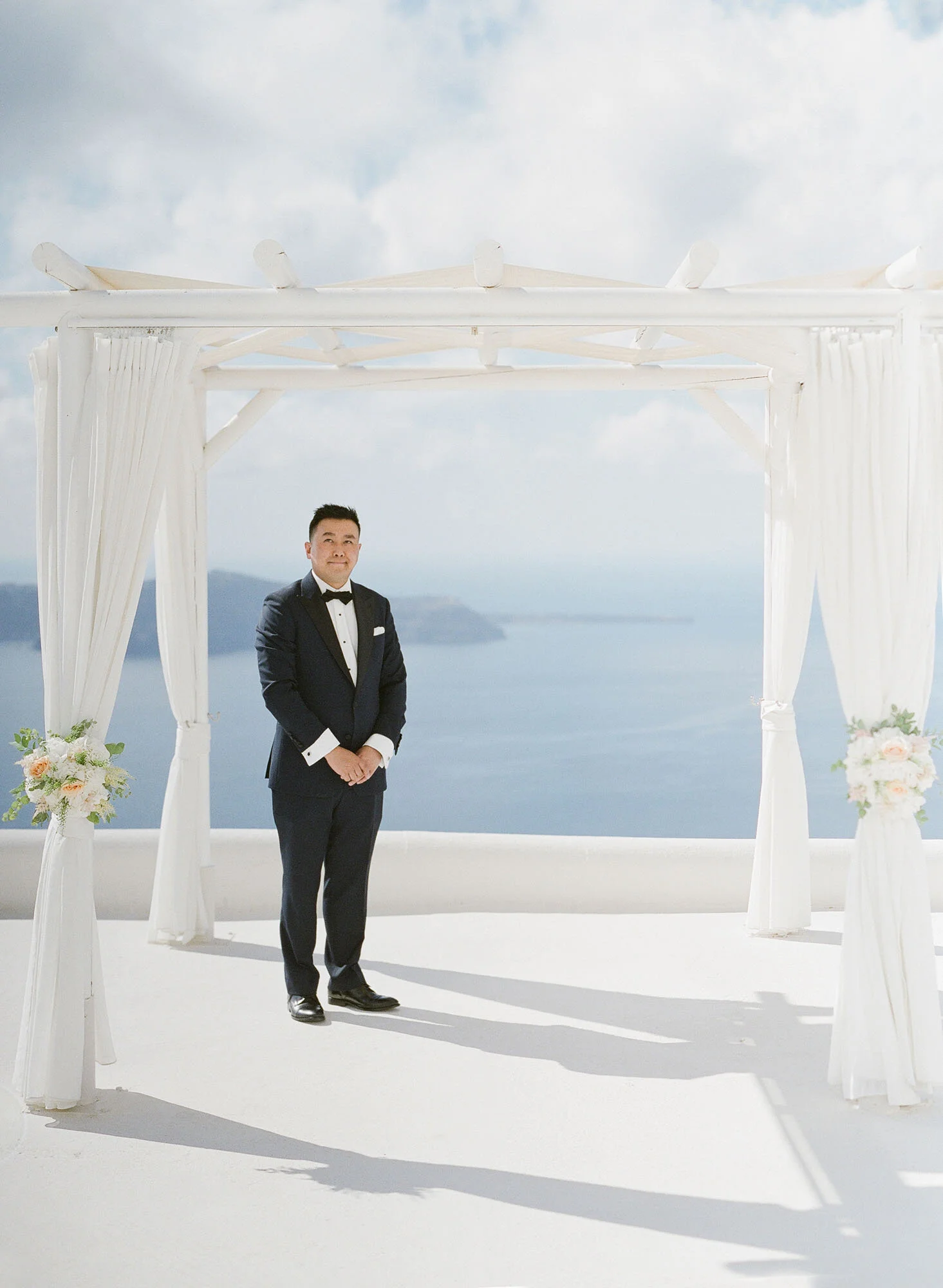 santorini elopement Jemma Keech