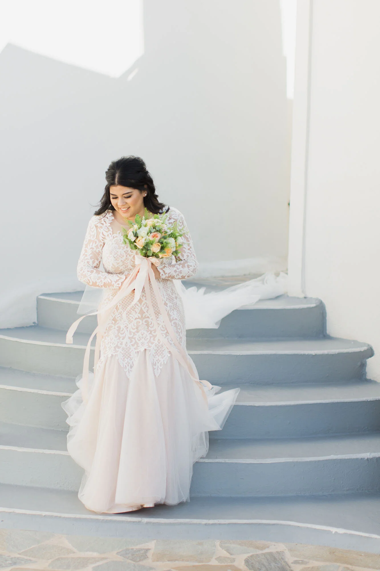 santorini elopement Jemma Keech
