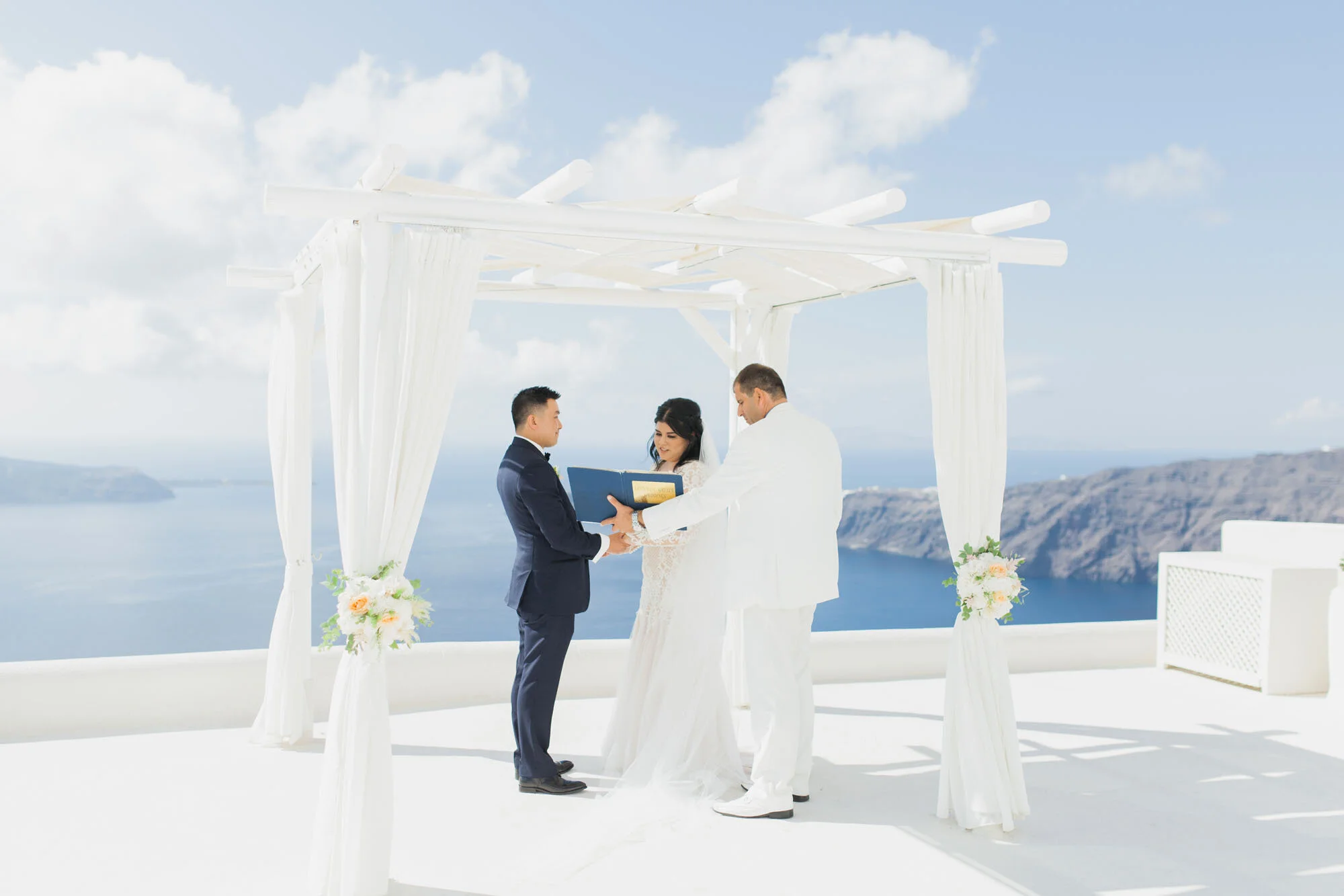 santorini elopement Jemma Keech