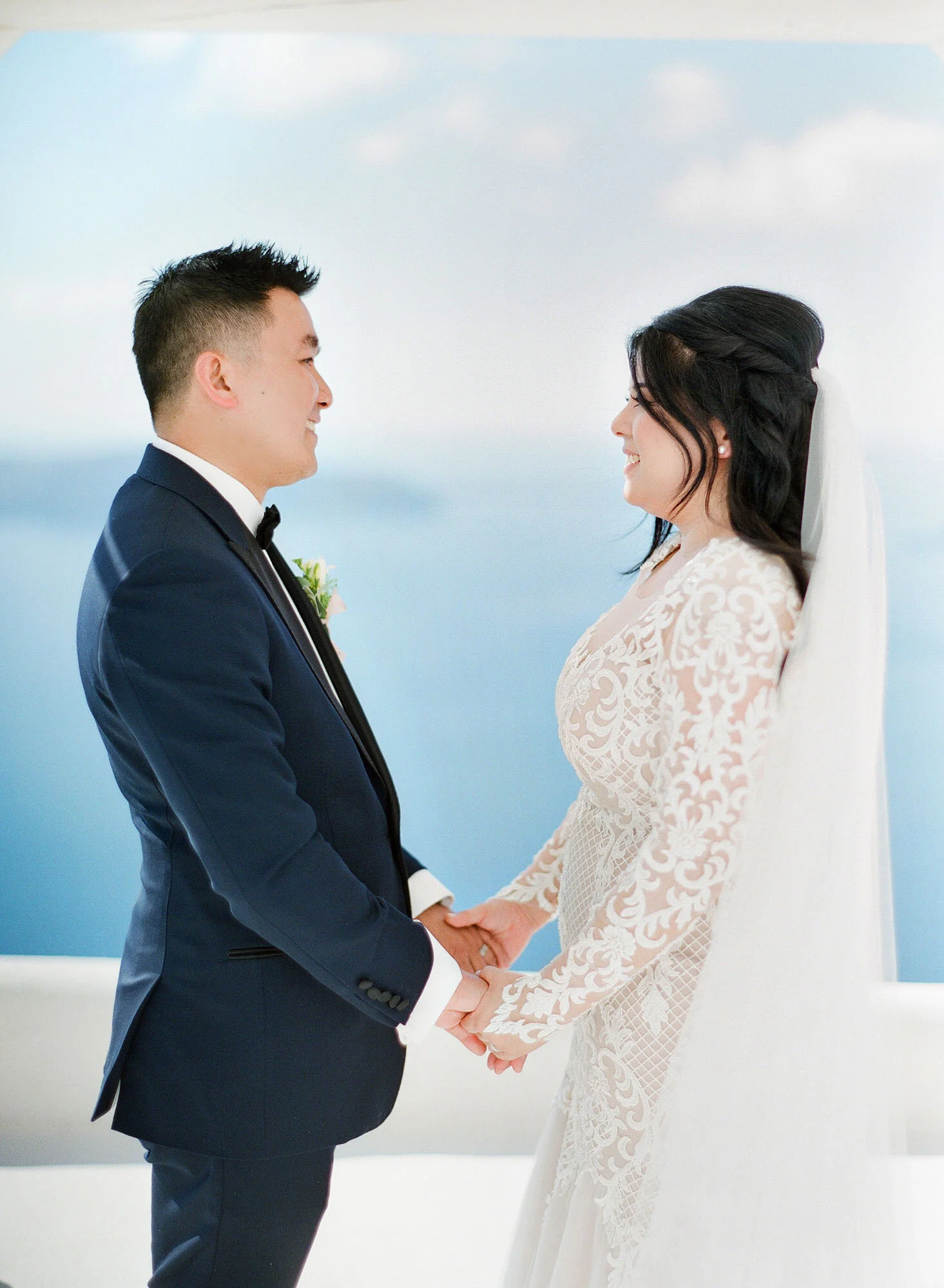 santorini elopement Jemma Keech