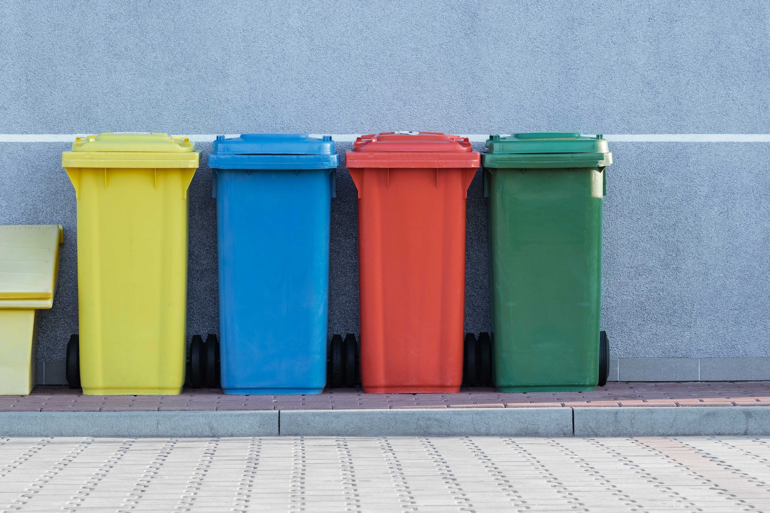 Get yourself a bin for every category of recycling.