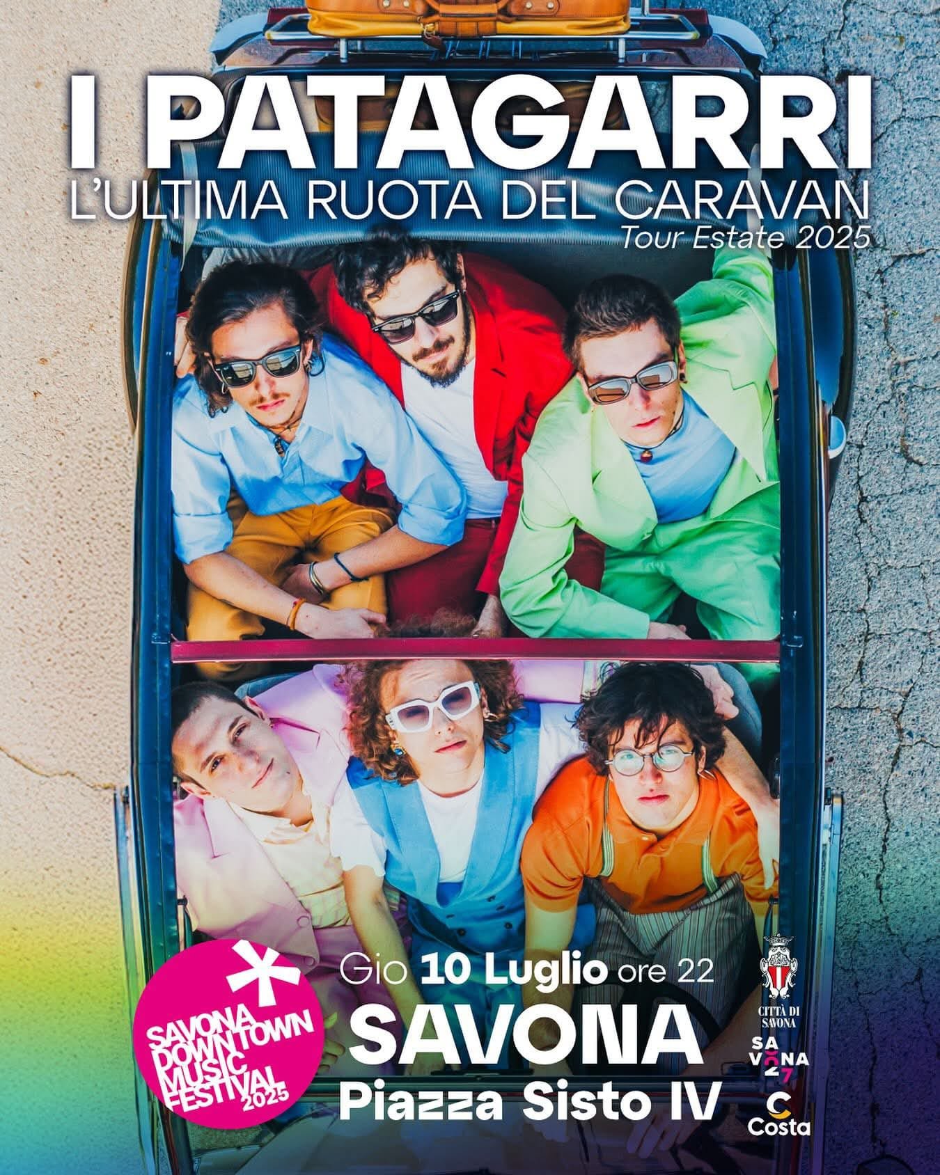 🎶 I Patagarri al Downtown Music Festival 2025