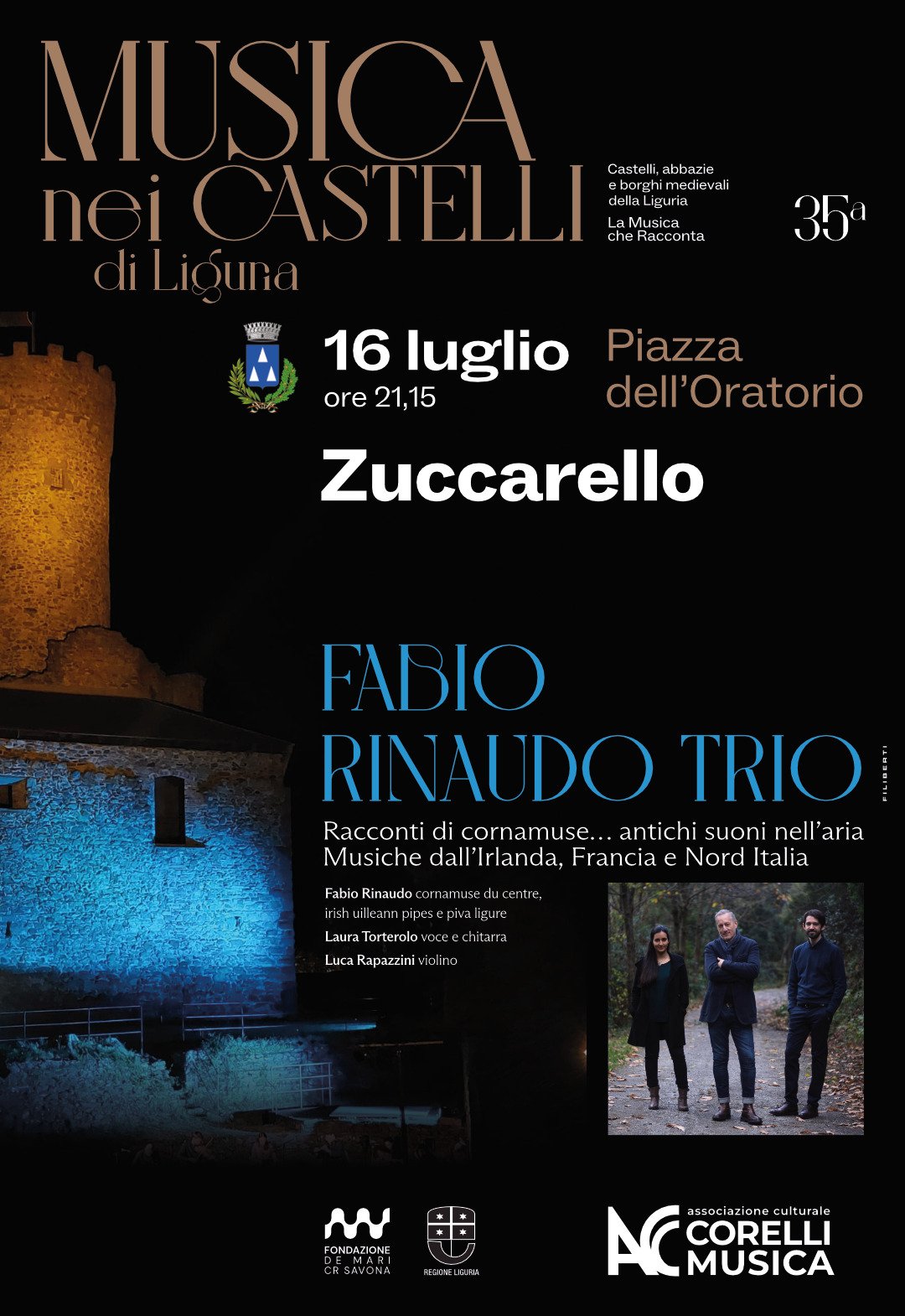 Musica nei Castelli di Liguria 2025- “Racconti di cornamuse... antichi suoni nell’aria"