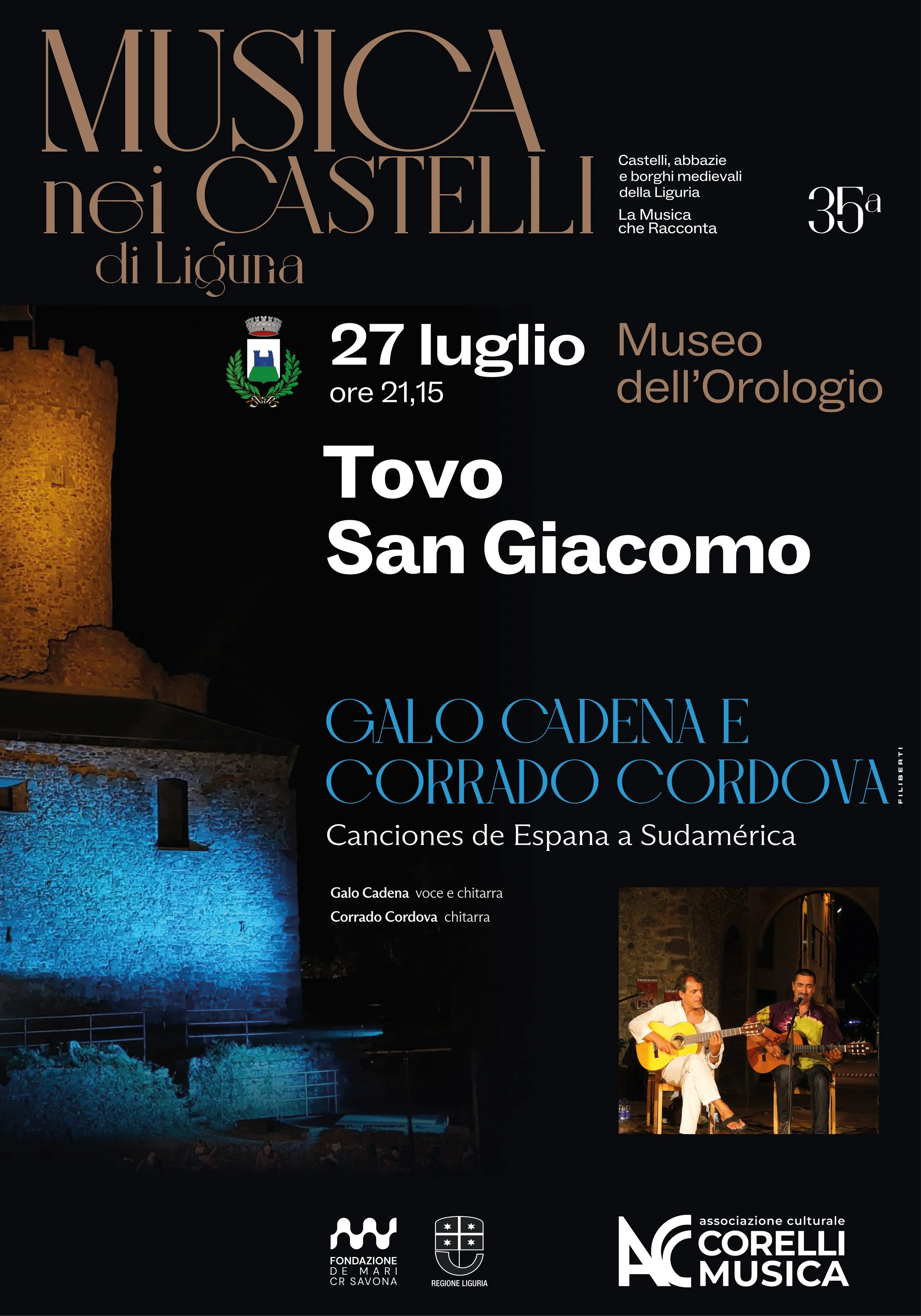 Musica nei Castelli di Liguria- Galo Cadena & Corrado Cordova