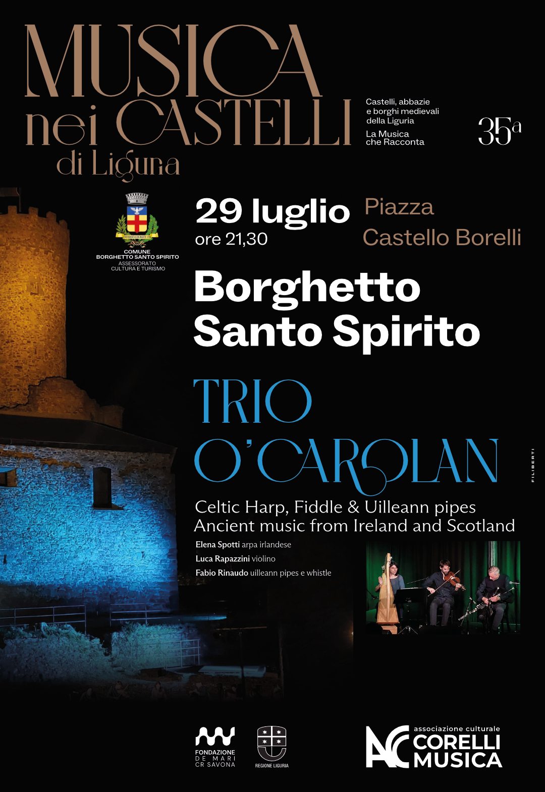 Musica nei castelli di Liguria- TRIO O’CAROLAN