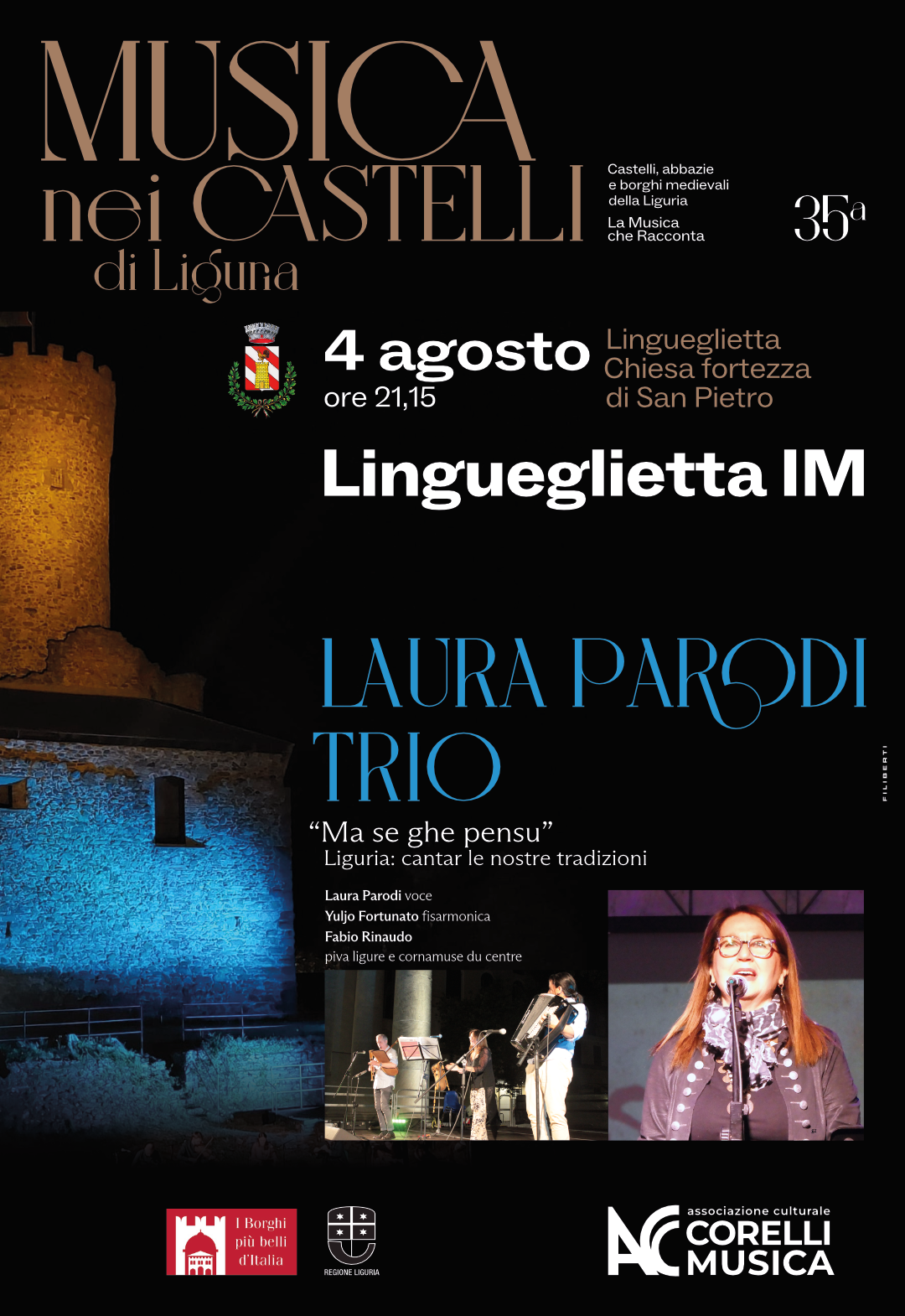Musica nei Castelli di Liguria_ Laura Parodi Trio