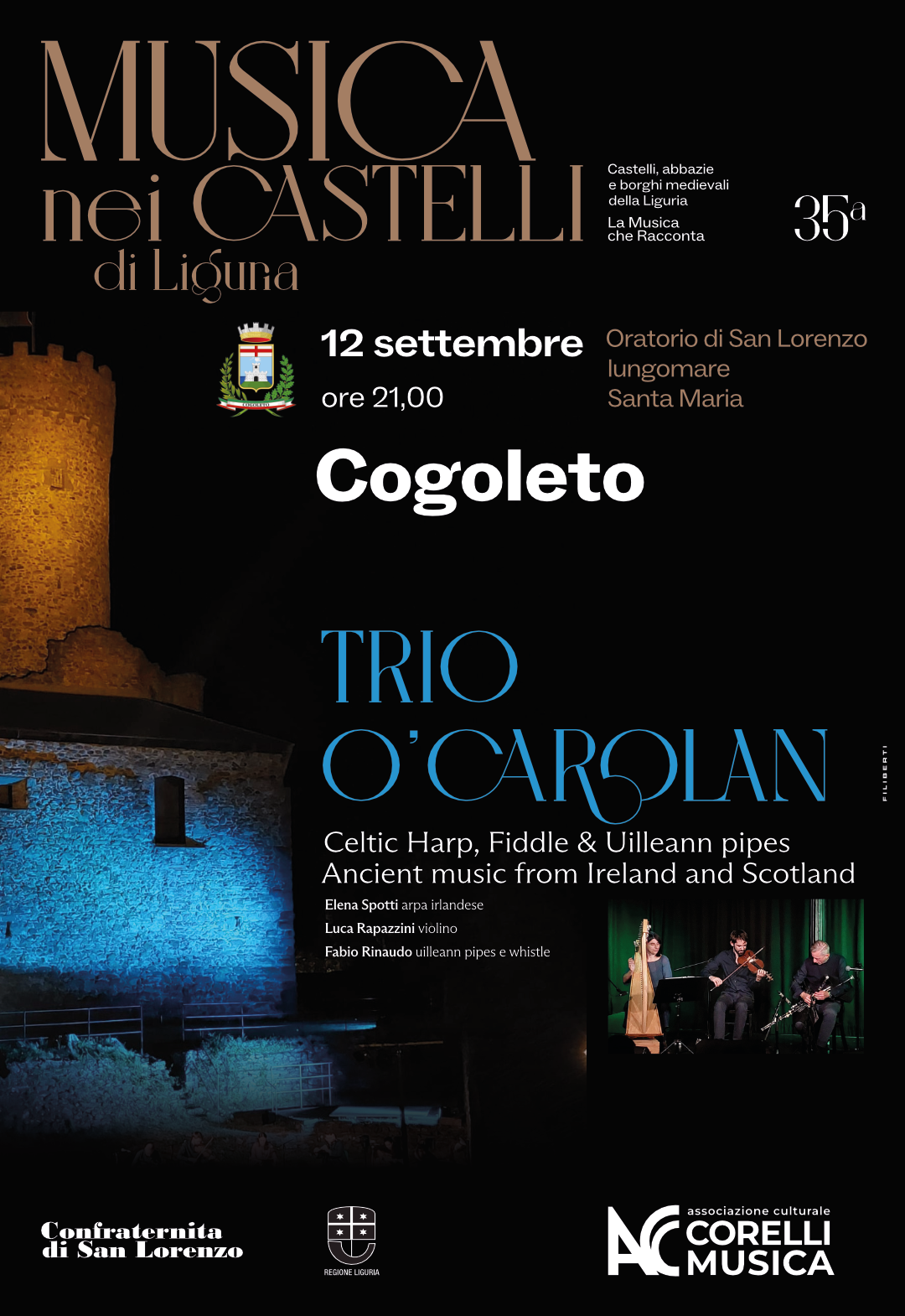 Musica nei Castelli di Liguria - TRIO O'CAROLAN