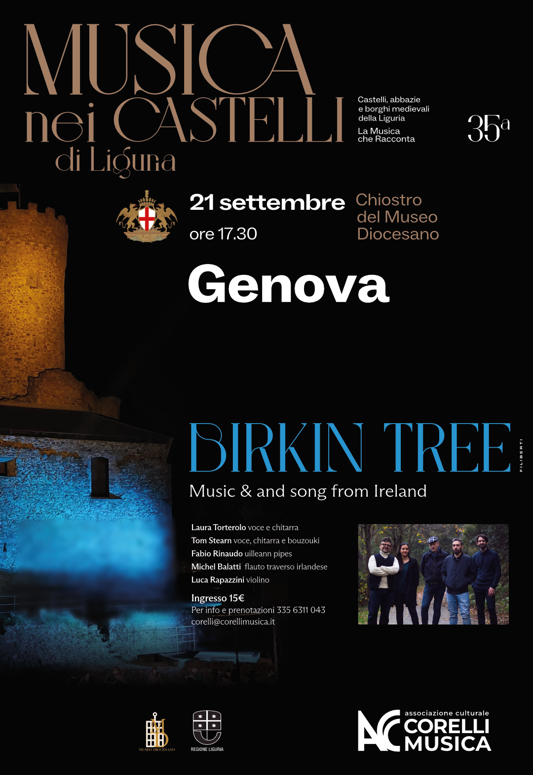 Musica nei Castelli di Liguria- BIRKIN TREE