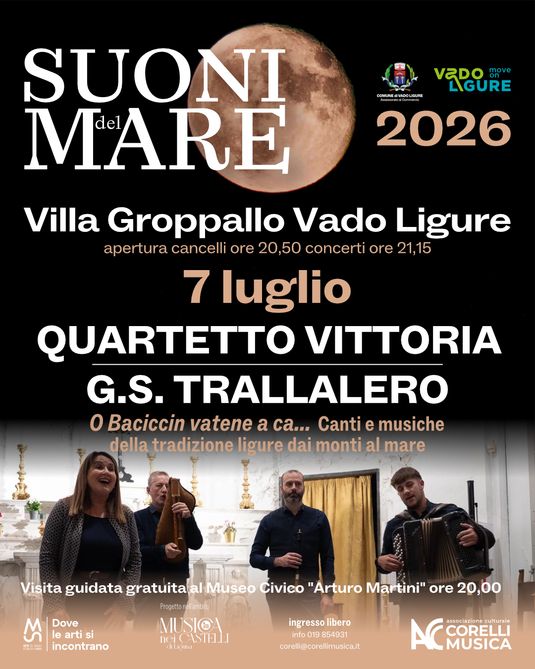 Quartetto Vittoria & G.S. Trallalero – "O Baciccin vatene a ca..."