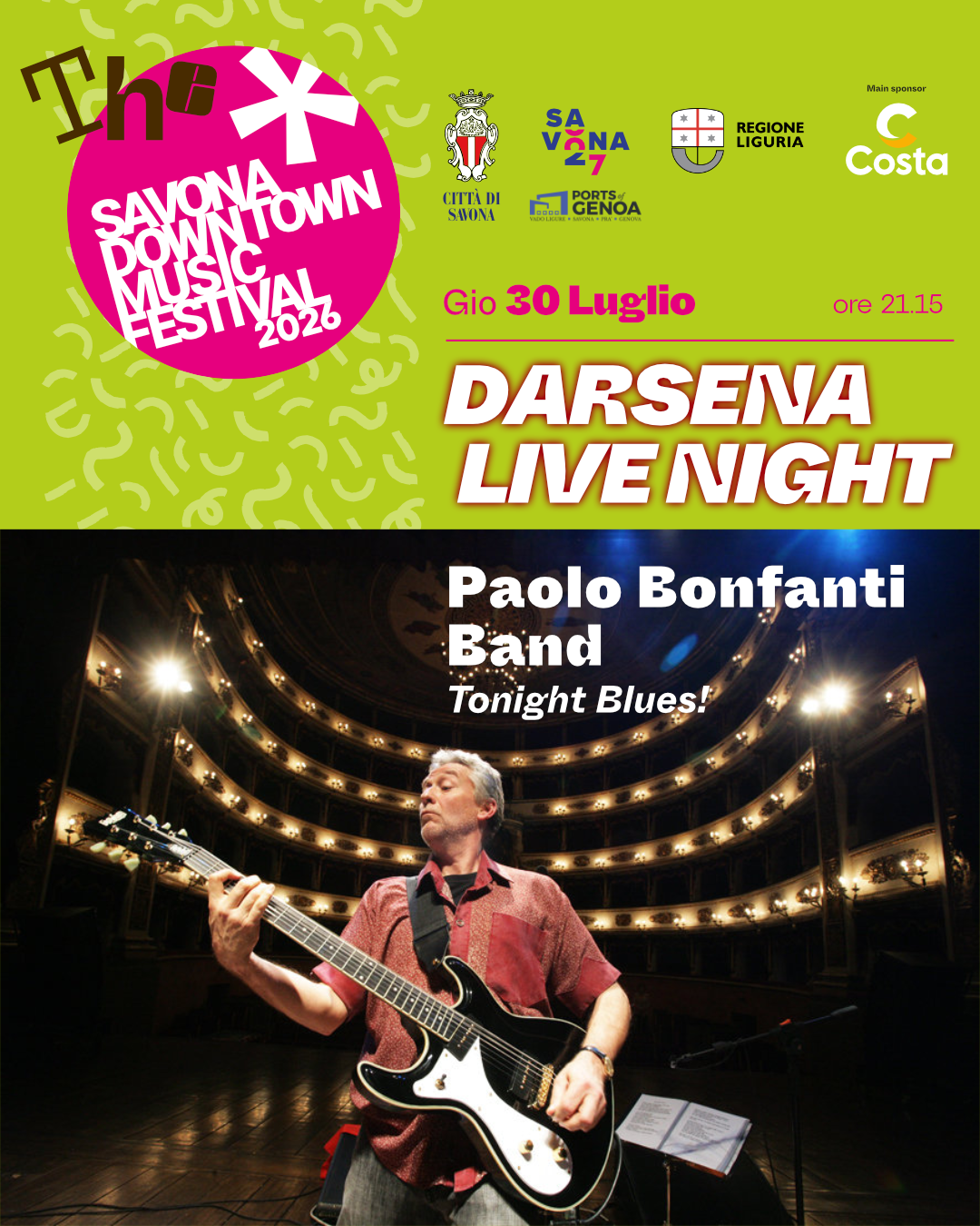 Paolo Bonfanti Band savona downtown music festival