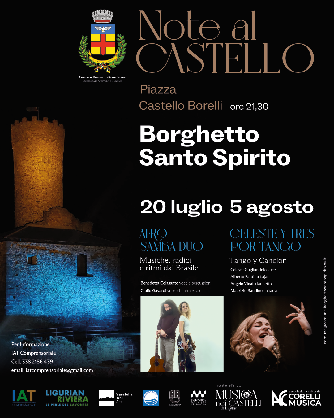 Musica nei Castelli di Liguria: "Tango y Cancion"