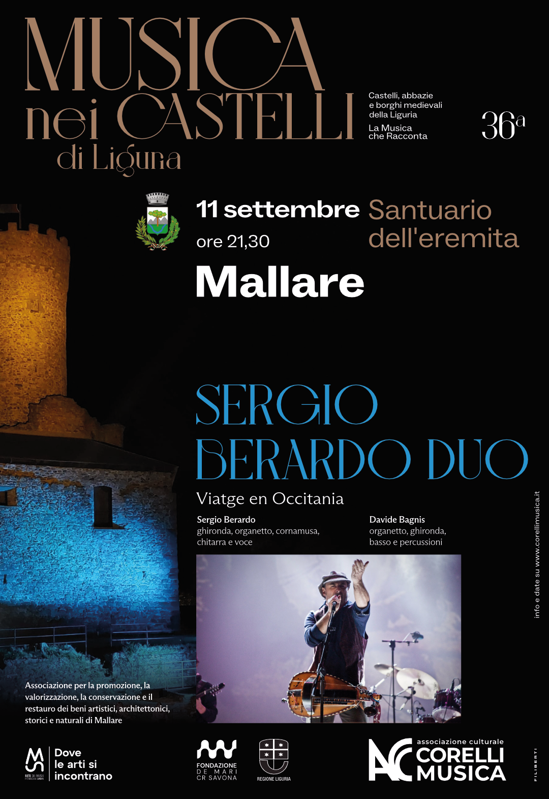 Musica nei Castelli di Liguria: SERGIO BERARDO DUO – "Viatge en Occitania"