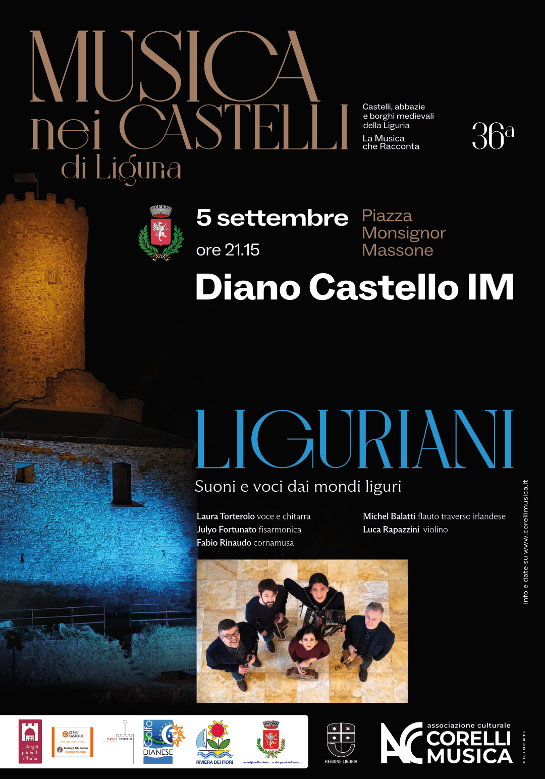 musica nei castelli di liguria - LIGURIANI – "Suoni e voci dai mondi liguri"