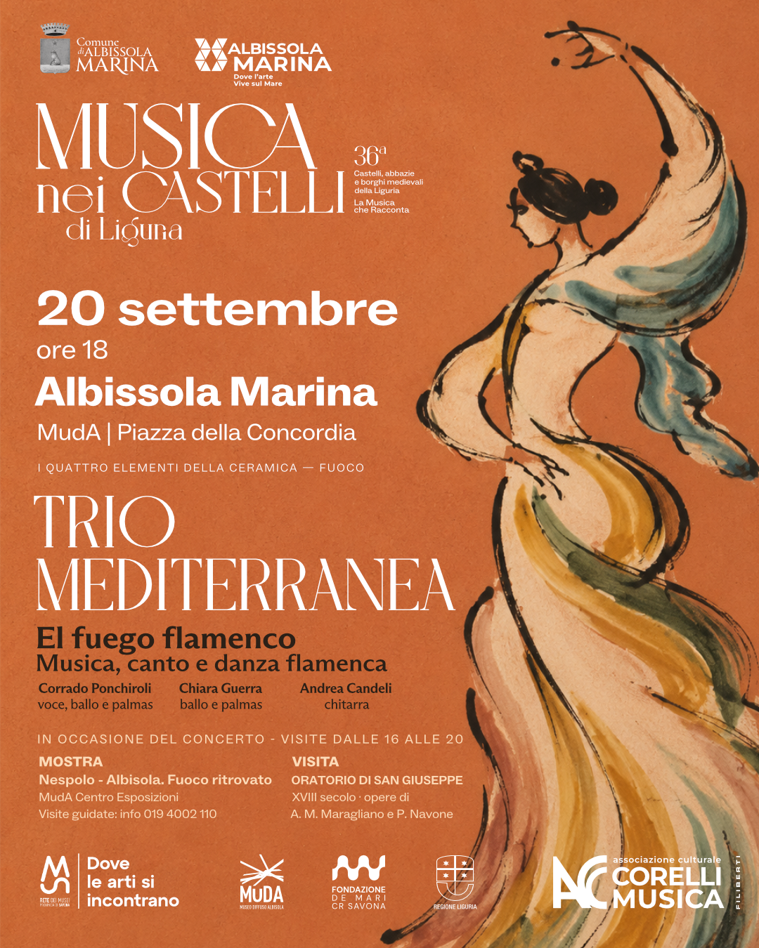 musica nei castelli di liguria - TRIO MEDITERRANEA – "El fuego flamenco"