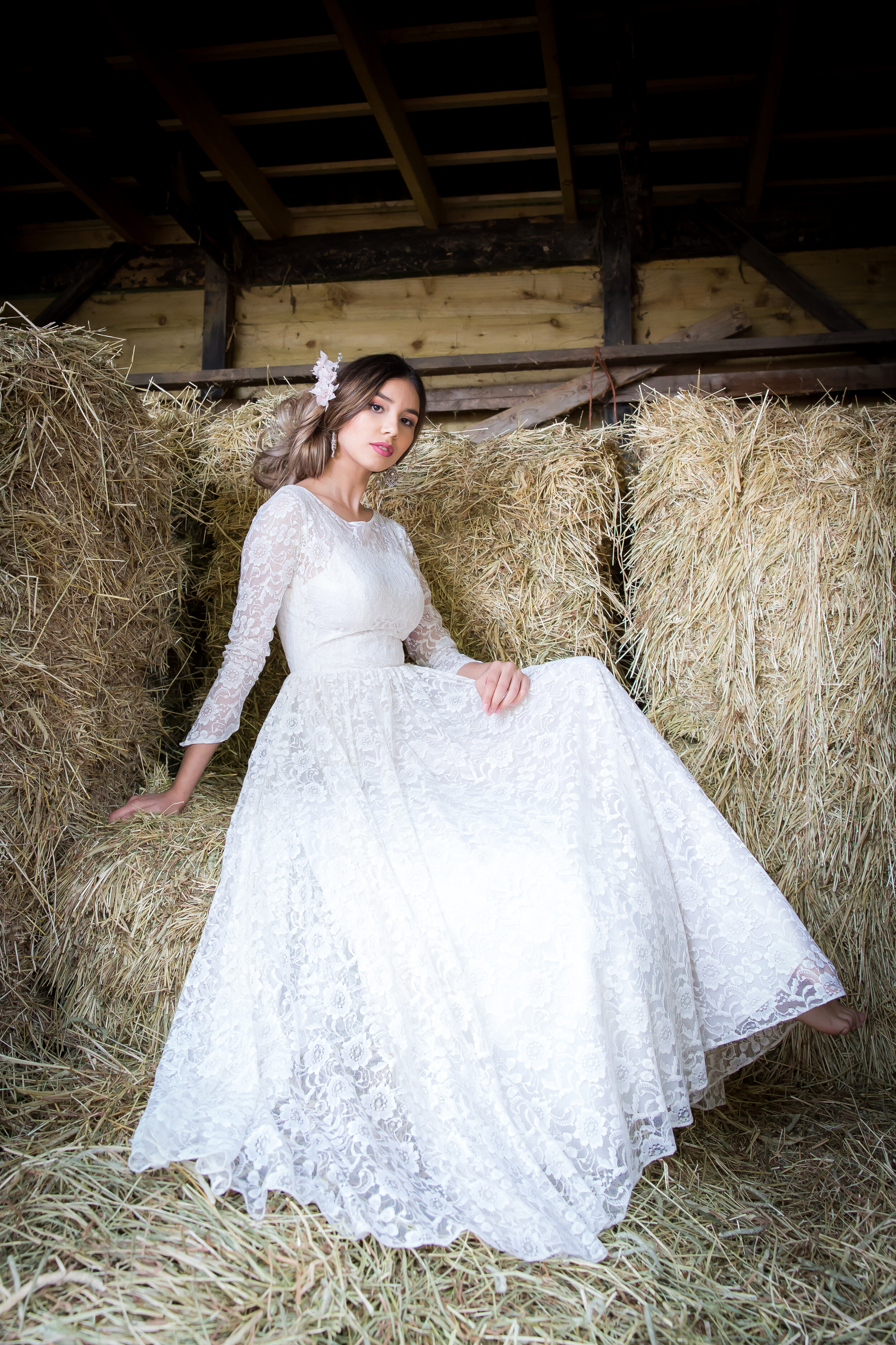 bridal photo with the hay.jpg