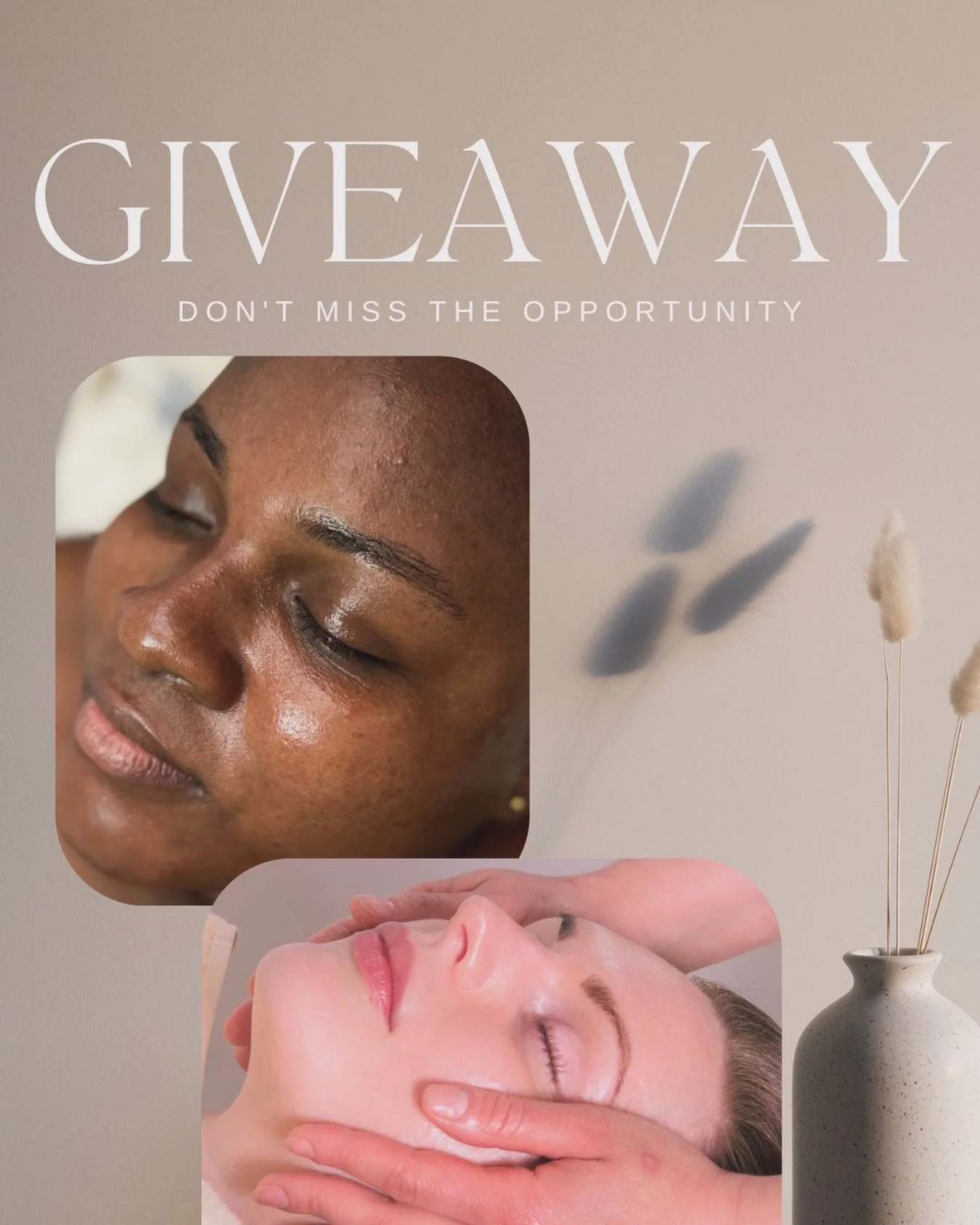 ✨ GIVEAWAY TIME ✨

🧖🏼&zwj;♀️ I&rsquo;m giving ONE lucky winner the chance to enjoy A FREE facial of your choice: 

✨Refresh &amp; Relax
✨Dermaplaning 
✨CarboxyTherapy
✨Radiofrequency 
 
🤍Want glowing, fresh skin? Here&rsquo;s how to enter:

1️⃣ Fo