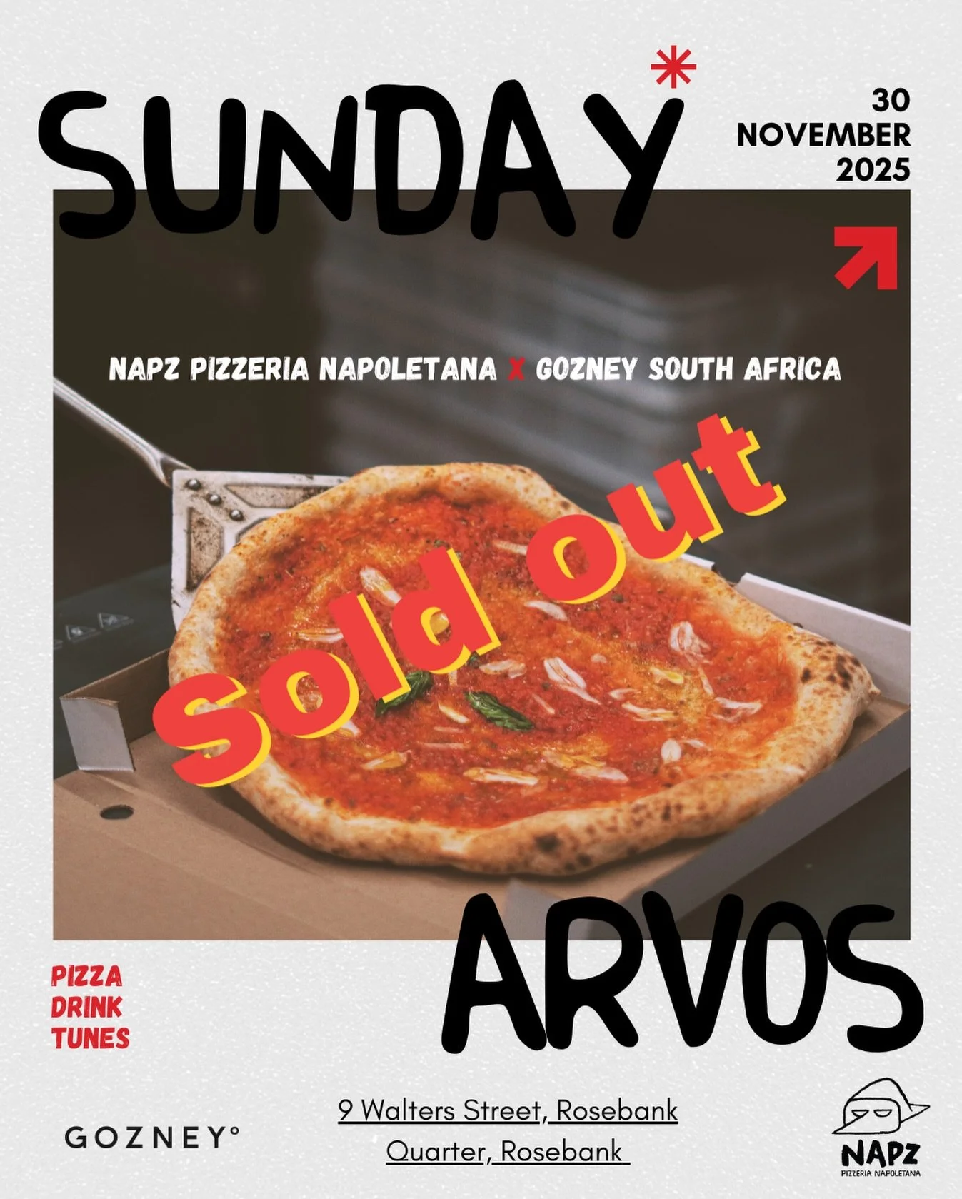 Sunday Arvo = SOLD OUT. 🍕✨

Thank you for all the support on our very first one &mdash; the energy, the love, the vibes&hellip; unreal.
We&rsquo;re grateful, overwhelmed, and already excited for the next. 🙏🔥

Famm na pizza, Jozi.