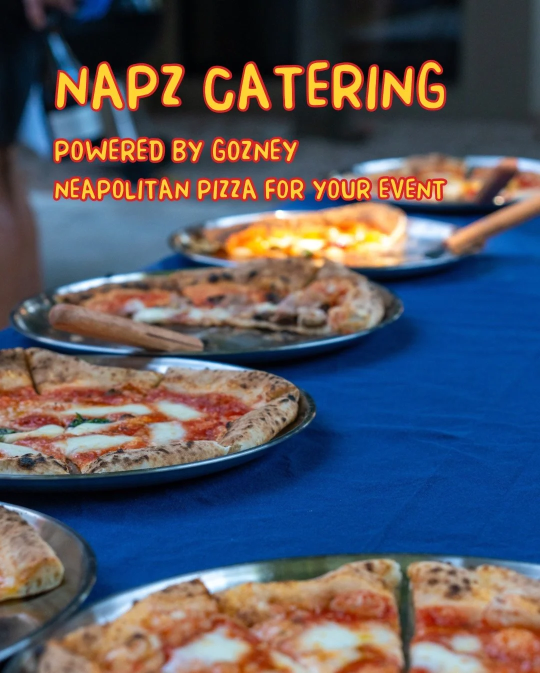Napz Catering &mdash; powered by @gozney.za

We bring the oven, fire it up, and serve proper Neapolitan pizza fresh for your guests.

Easy to set up.
Fast to bake.
Simple, authentic, and memorable.

Perfect for private events, celebrations, and corpo