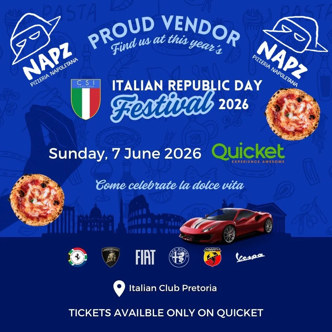 🇮🇹🍕 We&rsquo;ll be at Italian Republic Day on Sunday, 7 June!

We&rsquo;ll be serving our Margherita Pizzette &mdash; a slightly smaller version of our popular Margherita pizza, made for easy eating while you enjoy the festivities.

The same Napz 
