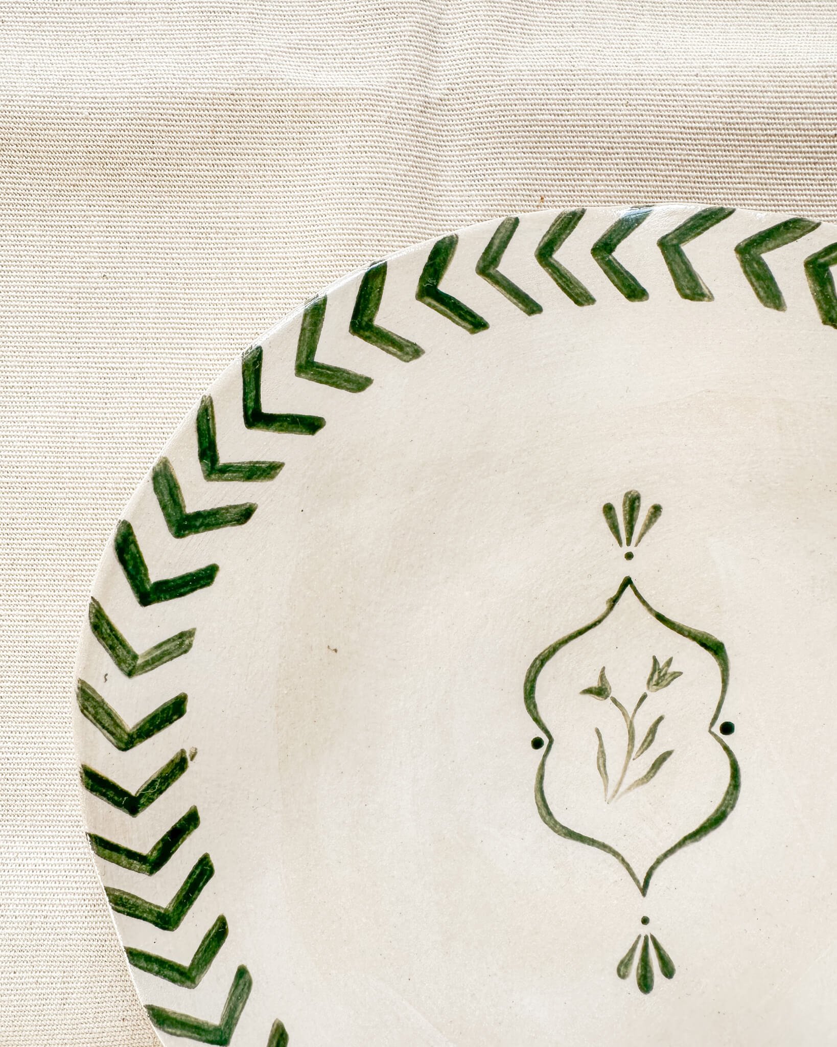 Green-Painted-Plate-Geometric-Border-Floral-Motif.jpg